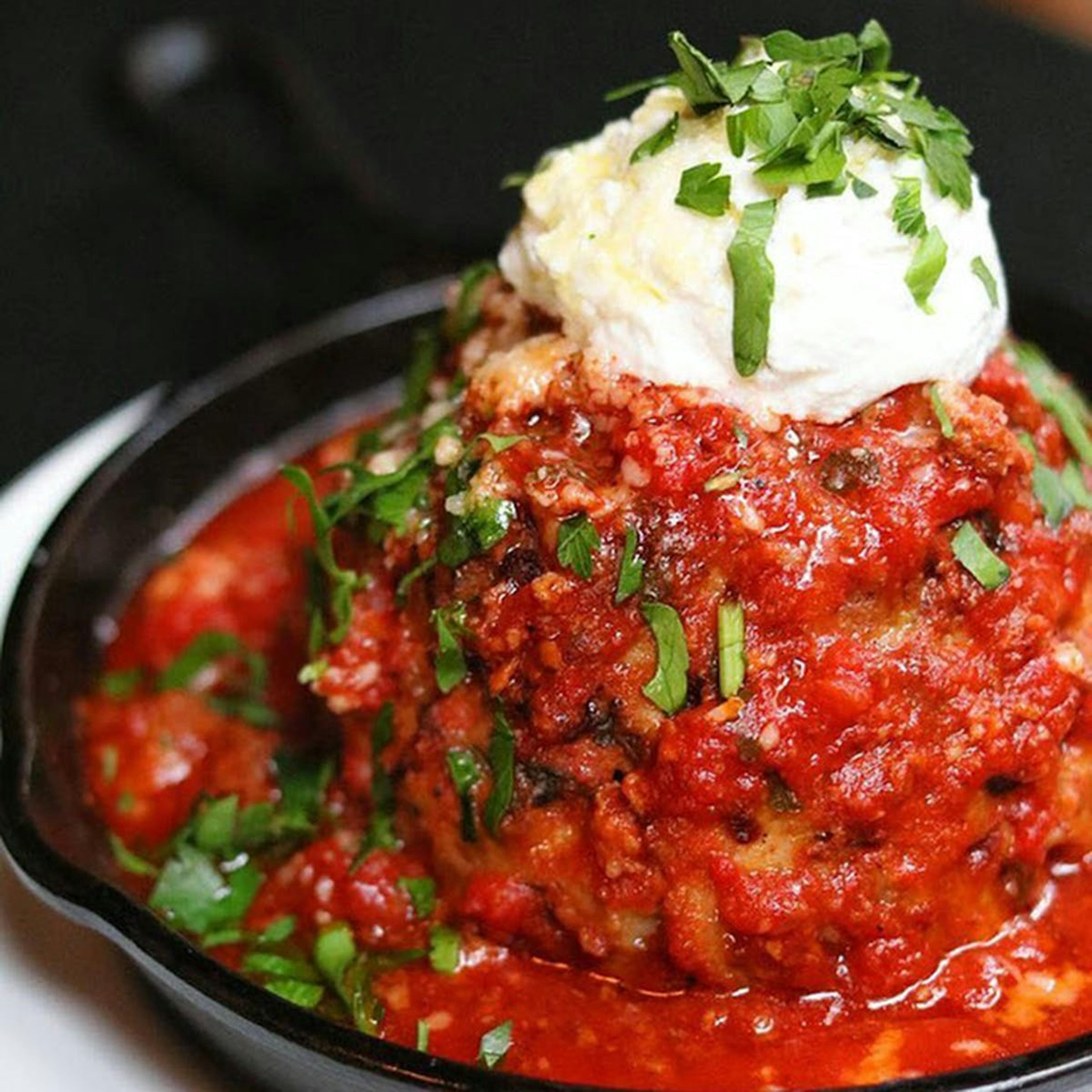 GIANT Wagyu Meatball and Garlic Bread for 4-6 by LAVO - Alternate image 6