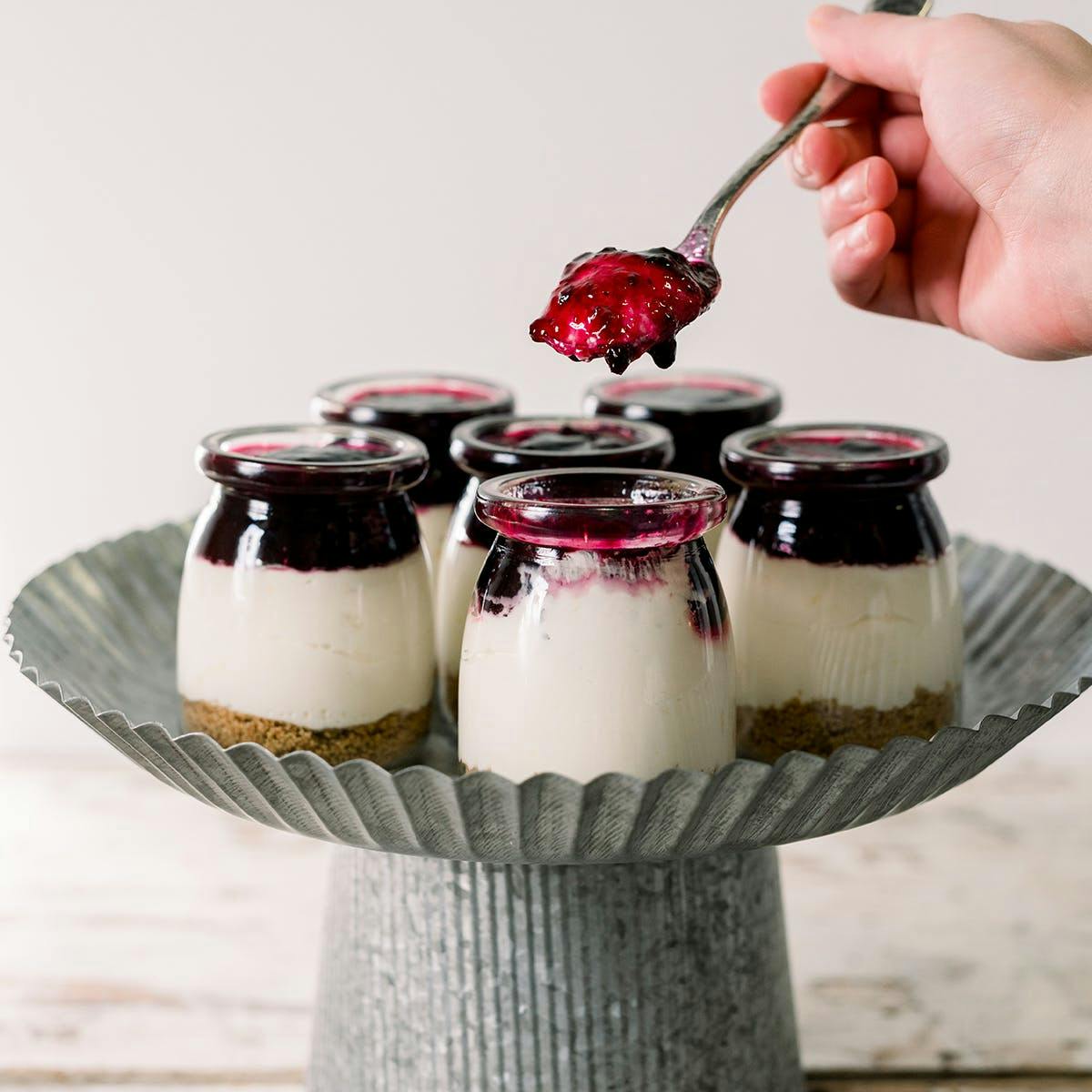 Montana Huckleberry Cheesecake Jars by Elle's Belles Bakery - Alternate image 1
