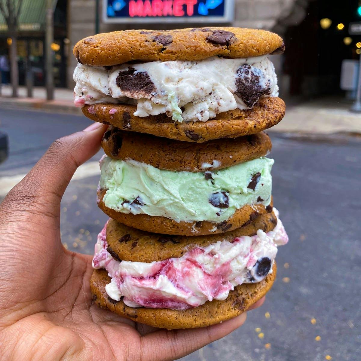 Reading Terminal Market's DIY Cookie Ice Cream Sandwich Kit for 8 by Bassetts Ice Cream