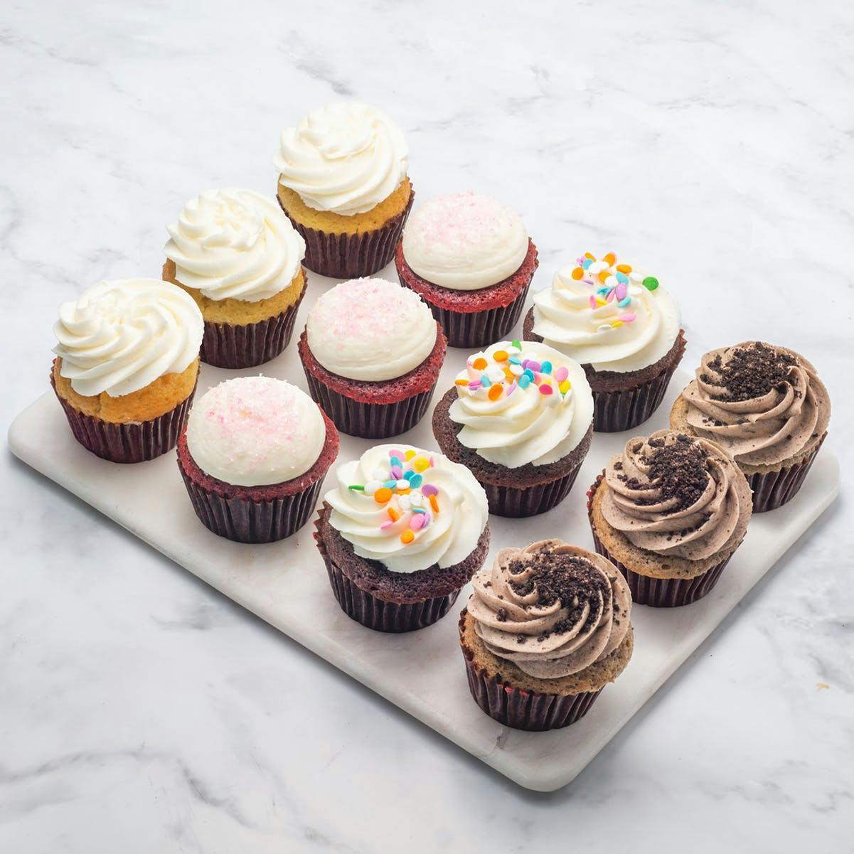 Best Seller Mini Cupcakes 1 Dozen by Misha's Cupcakes