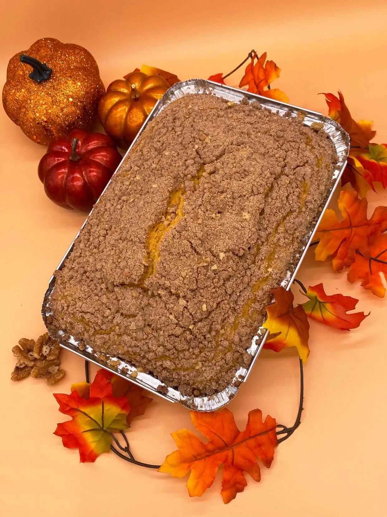 World Famous Pumpkin Walnut Coffeecake by Hobee's - Alternate image 1