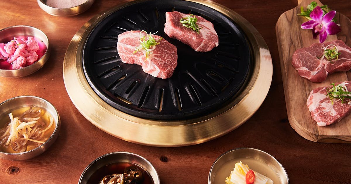 Korean BBQ Pork Galbi Kit For 4-6 (Marinated) by Antoya Korean BBQ