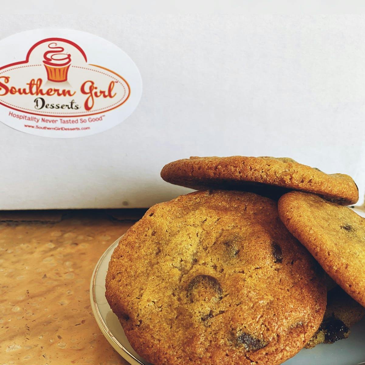 Vegan Chocolate Chip Cookie Dozen by Southern Girl Desserts