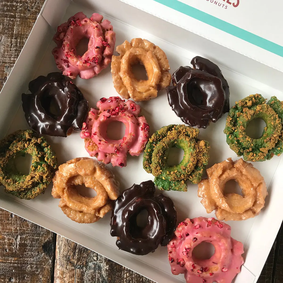 Firecakes Donuts - Old Fashioned Donut Sampler - 12 Pack
