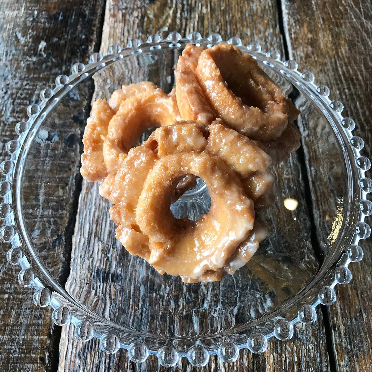 Firecakes Donuts - Wildflower Honey Glazed Old Fashioned Donuts - 12 Pack