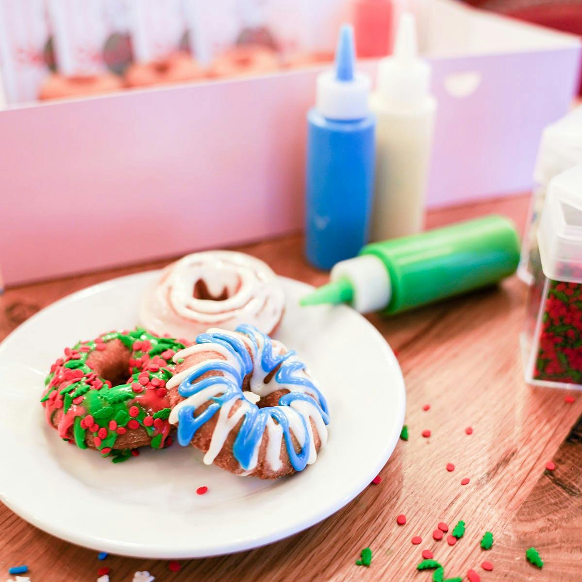 Holiday Donut Decorating Kit 24 Pack by Stan's Donuts Goldbelly
