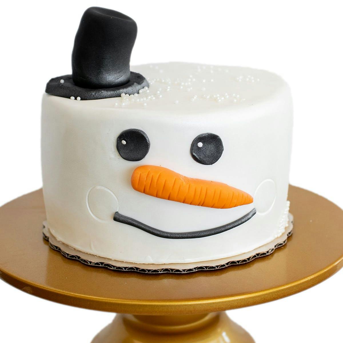 Snowman and Penguin Specialty Cake – Moeller's Bakery
