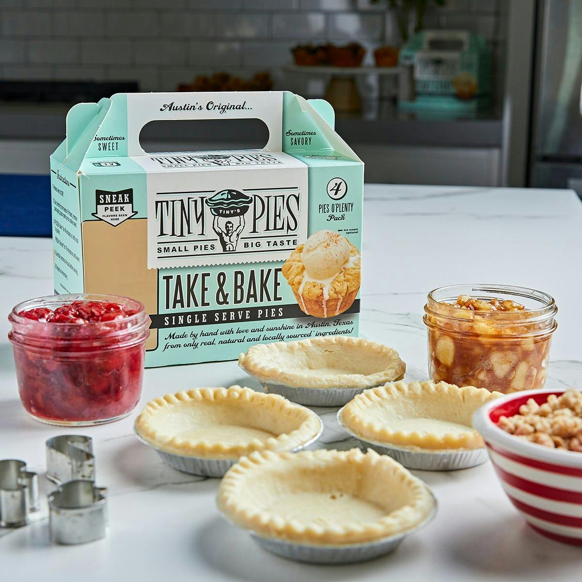 Take and Bake Pie Kit by Tiny Pies | Goldbelly