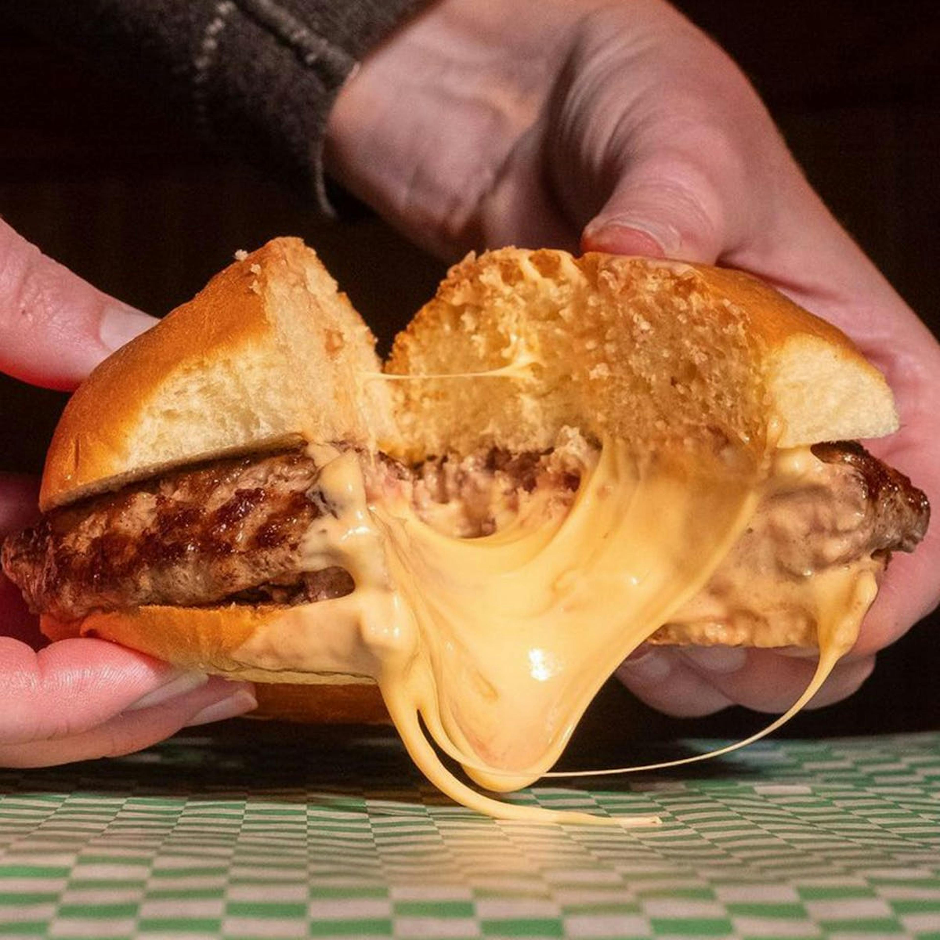 Classic Juicy Lucy Burgers + Sweet Potato Puffs - 8 Pack by 5-8 Club - Alternate image 1