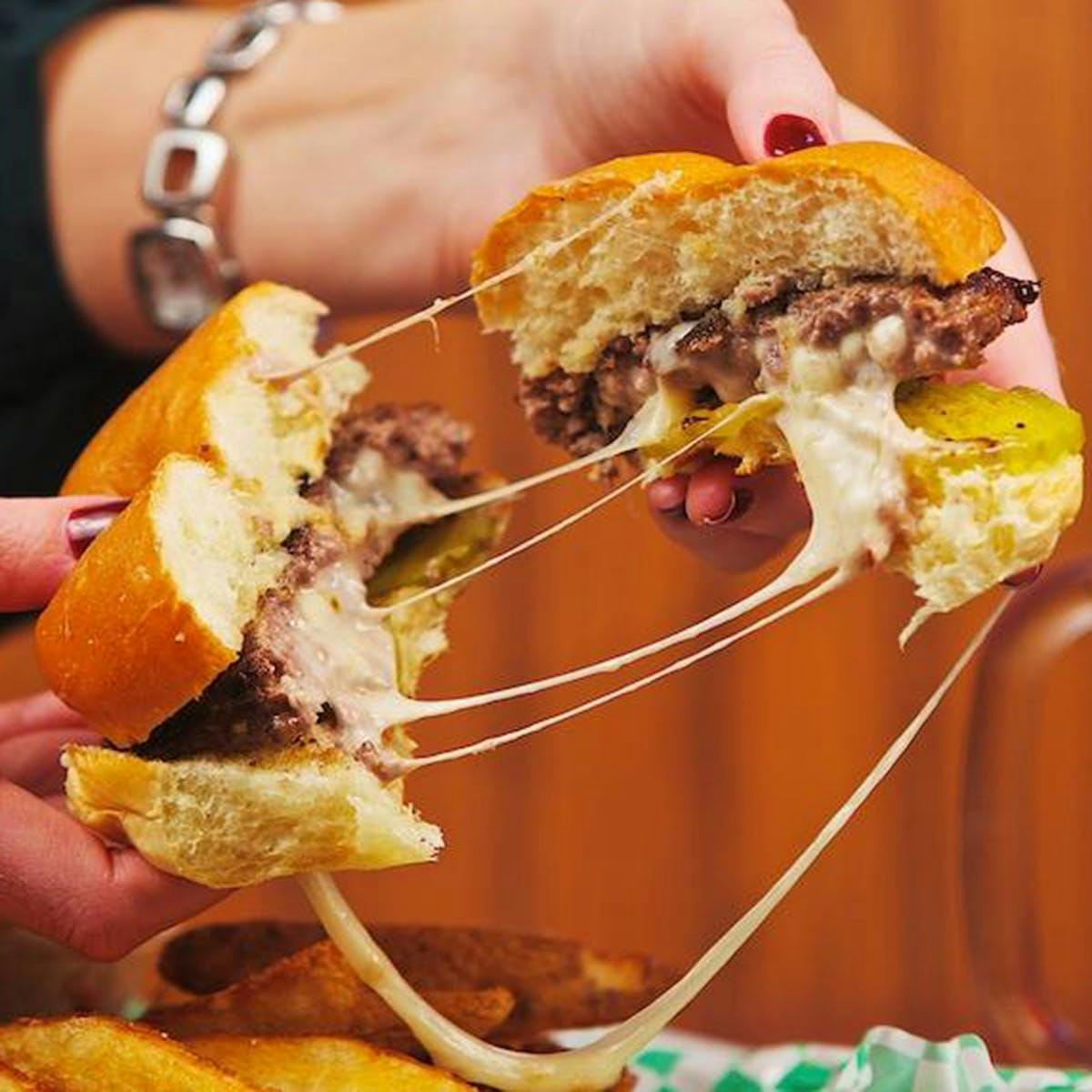 Juicy Lucy Burgers + Sweet Potato Puffs - Choose Your Own 4 Pack by 5-8 Club - Alternate image 1