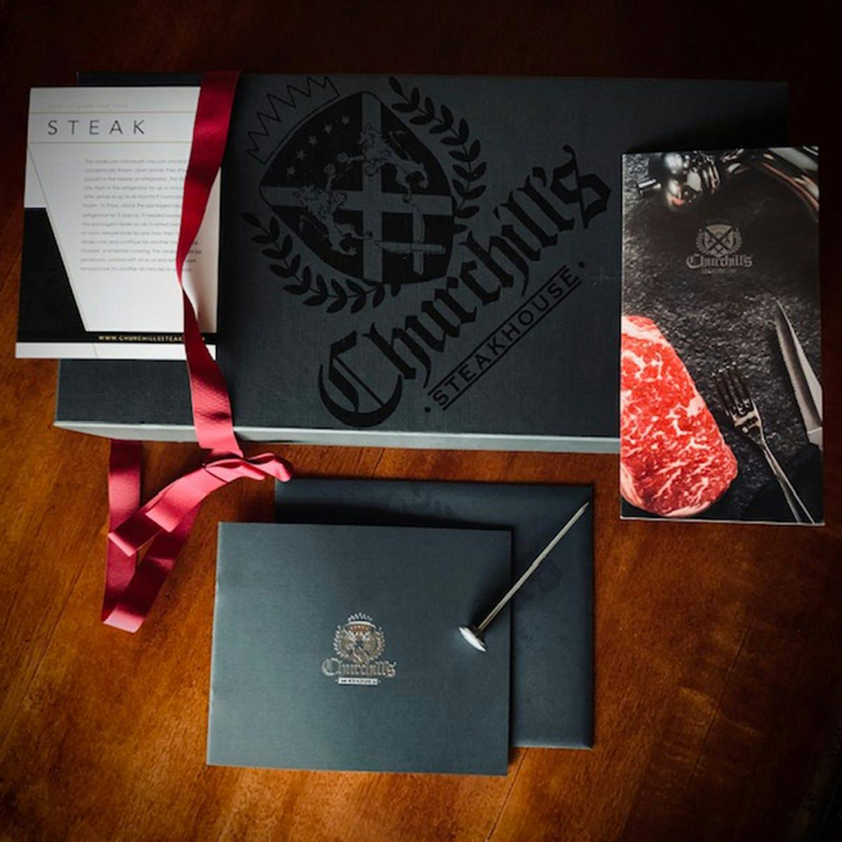 Black-Tie Gift Box: 2 (10 oz.) USDA Prime Filet Mignons & 1 (14 oz.) USDA  Prime Dry-Aged Boneless Strip Steak