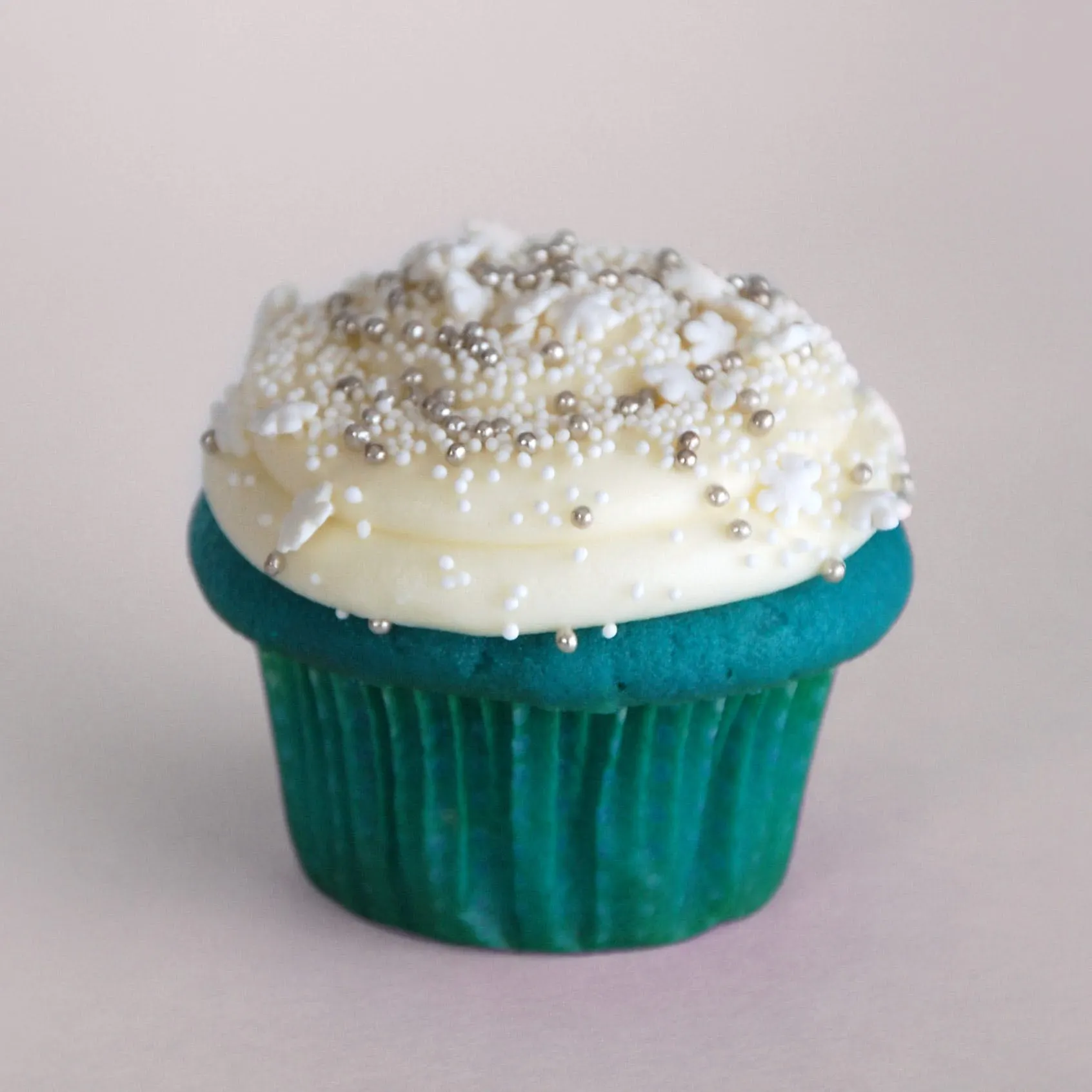 Blue Velvet Winter Cupcakes - 12 Pack by Carousel Cakes - Alternate image 1