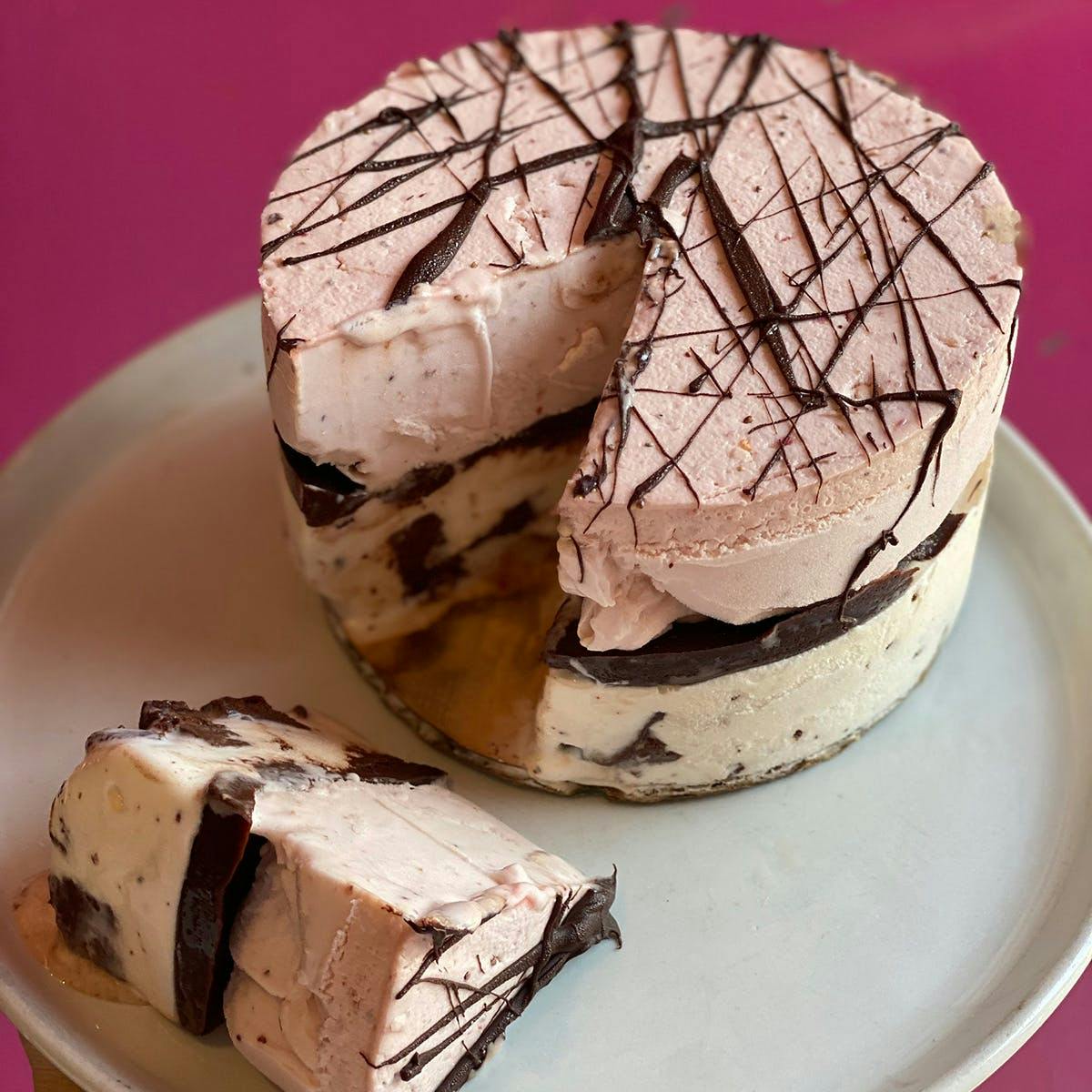 Neapolitan Ice Cream Cake Roll - Crazy for Crust