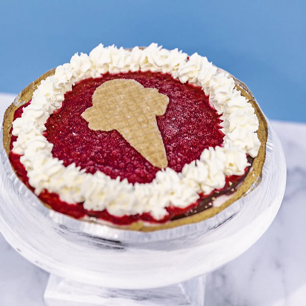 Raspberry Fudge Torte Ice Cream Pie by Bridgeman's Ice Cream