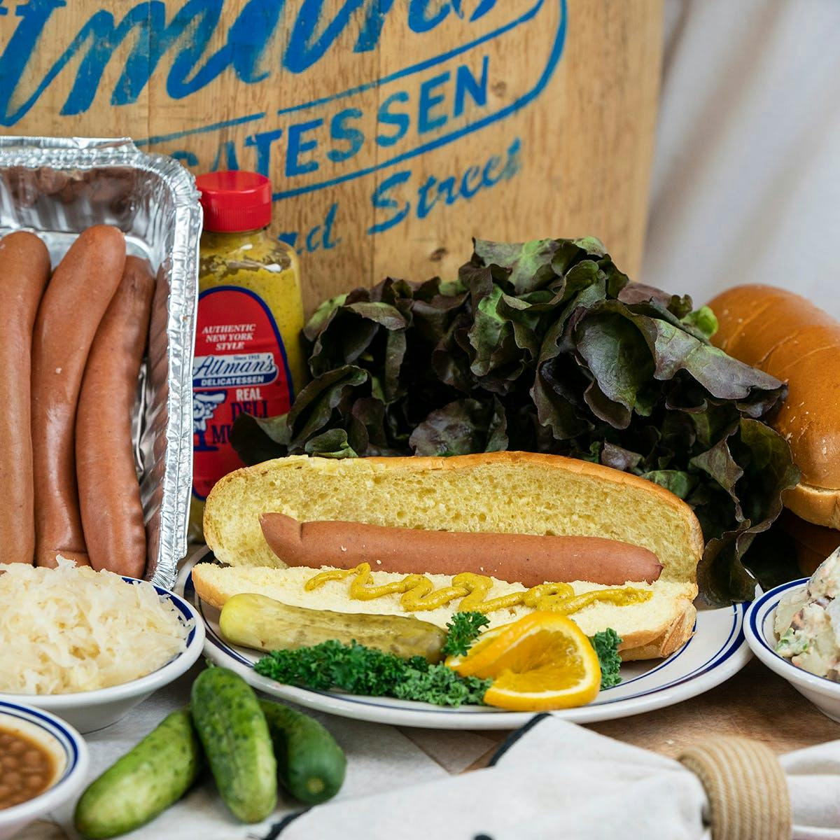Free Stock Photo of A variety of gourmet hot dogs in a row