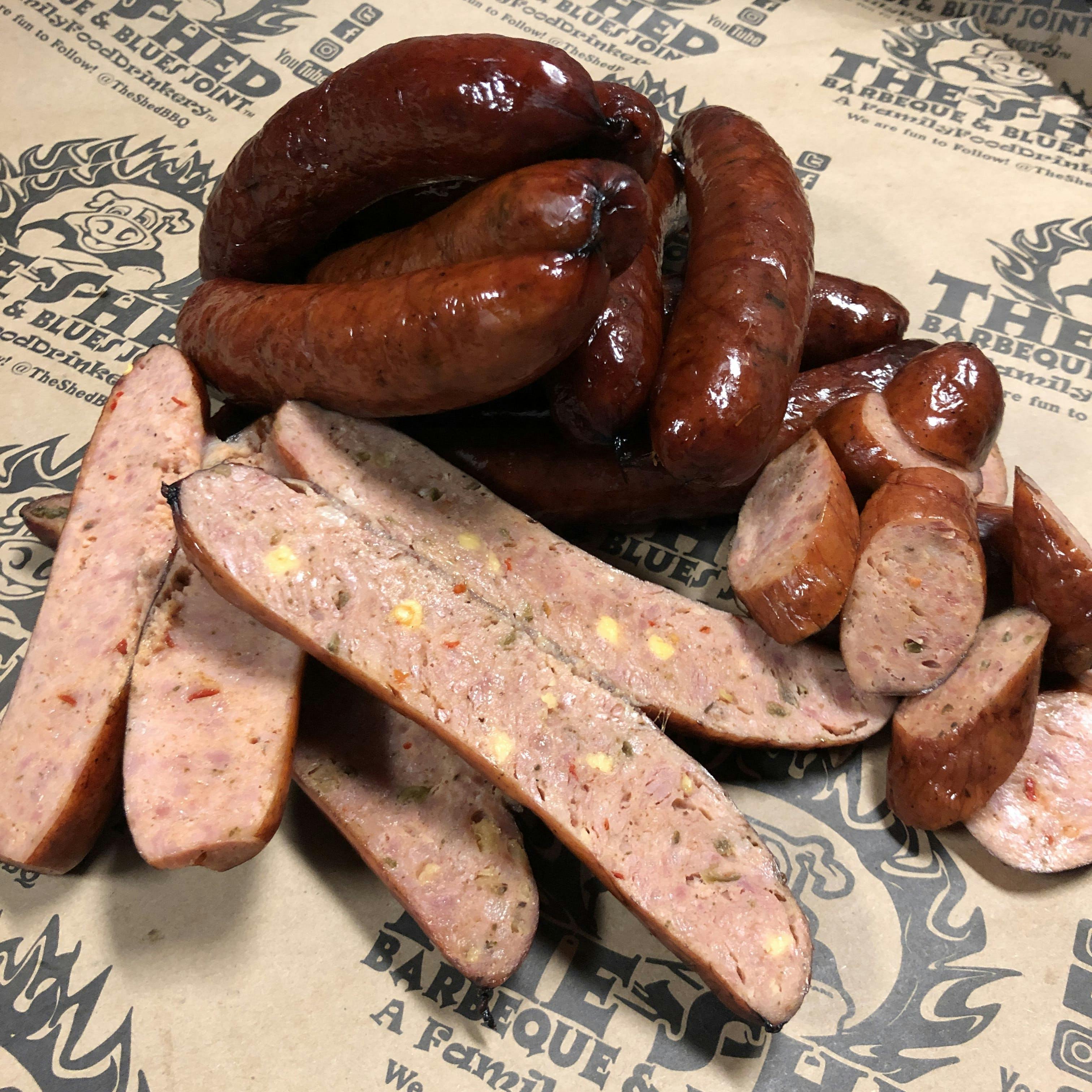 MS Made Double Smoked Pork Sausage Sampler by The Shed BBQ & Blues Joint - Alternate image 1