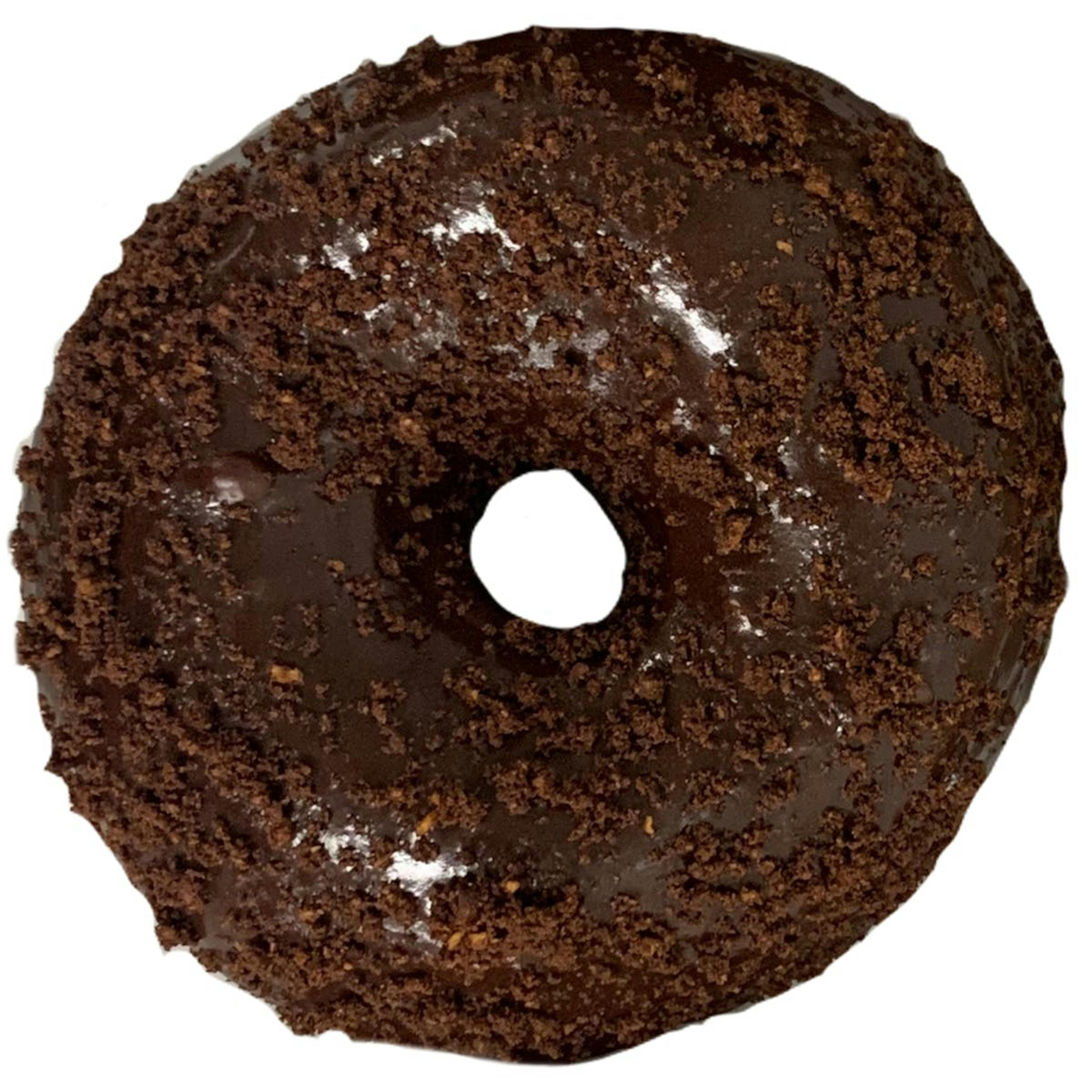 Chocolate Glazed Doughnuts with Chocolate Crumbs - 6 Pack by Dough Doughnuts