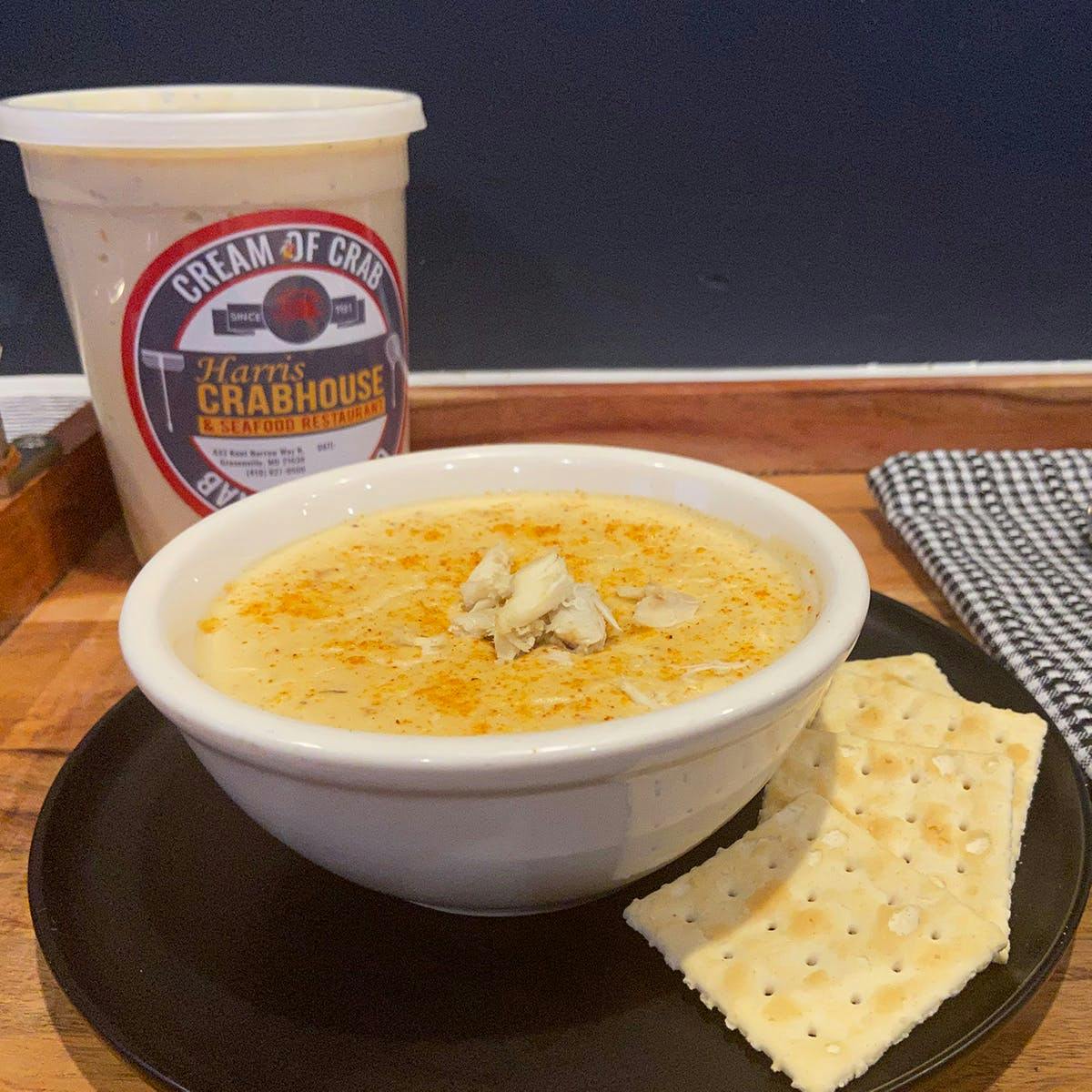 Cream of Crab Soup - 2 Qts by Harris Crab House - Alternate image 1