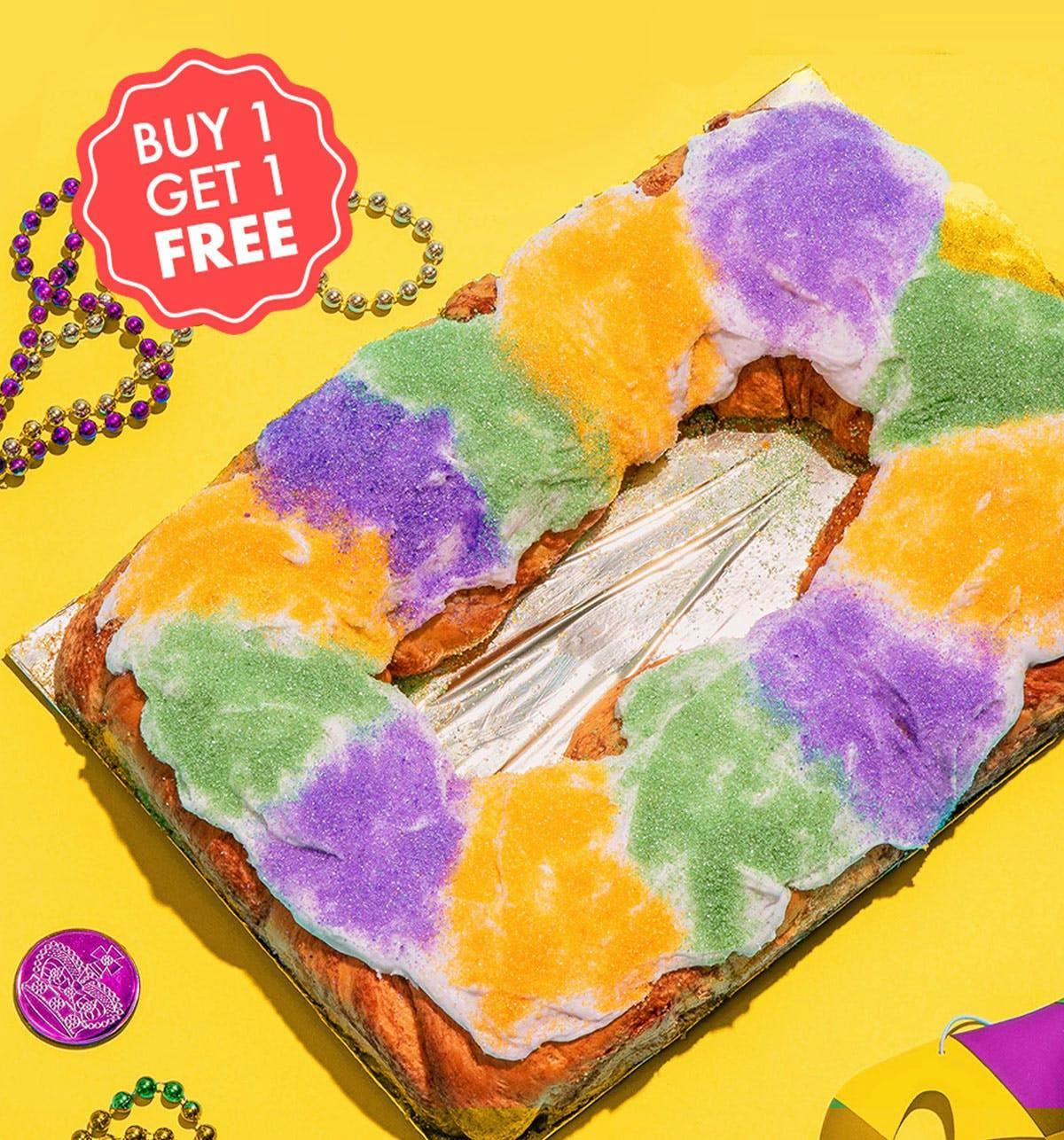 Cream Cheese King Rex King Cake Kit BOGO by Gambino's Bakery King Cakes