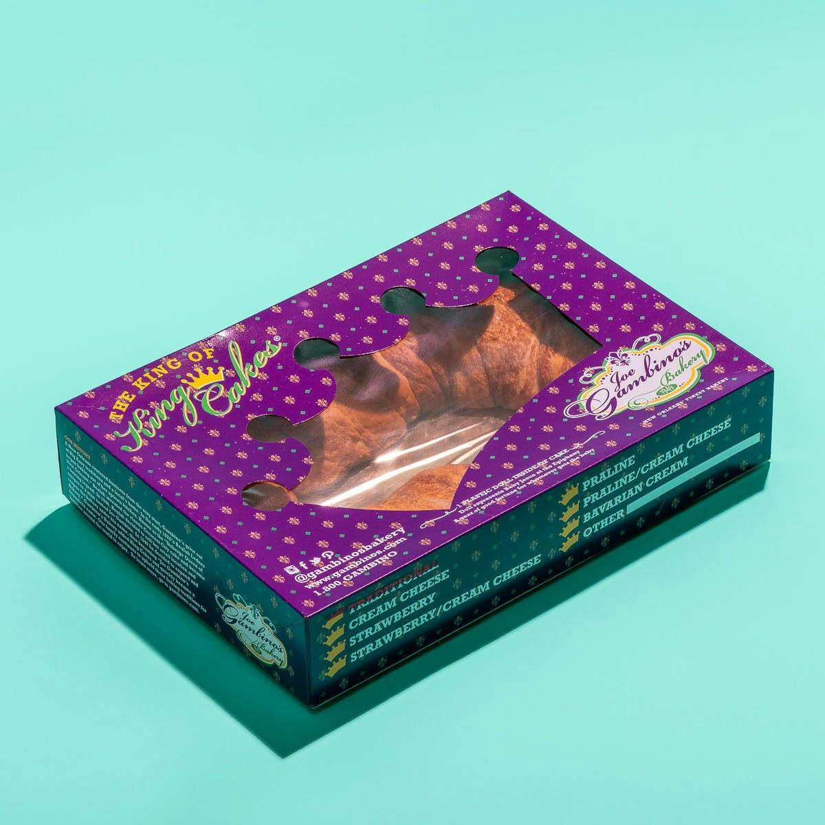 Cream Cheese King Rex King Cake Kit BOGO by Gambino's Bakery King Cakes - Alternate image 6