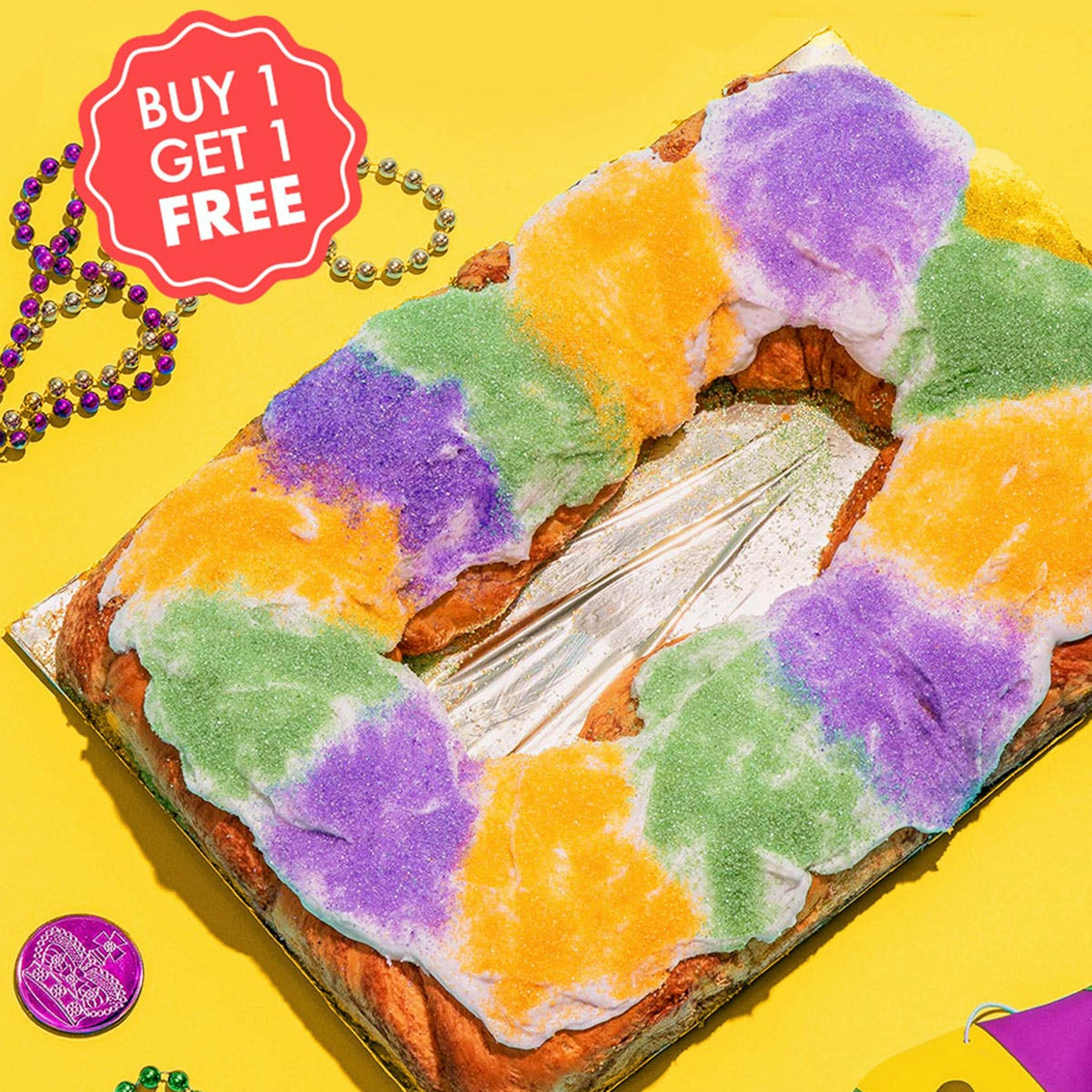 Traditional King Rex King Cake Kit BOGO by Gambino's Bakery King Cakes