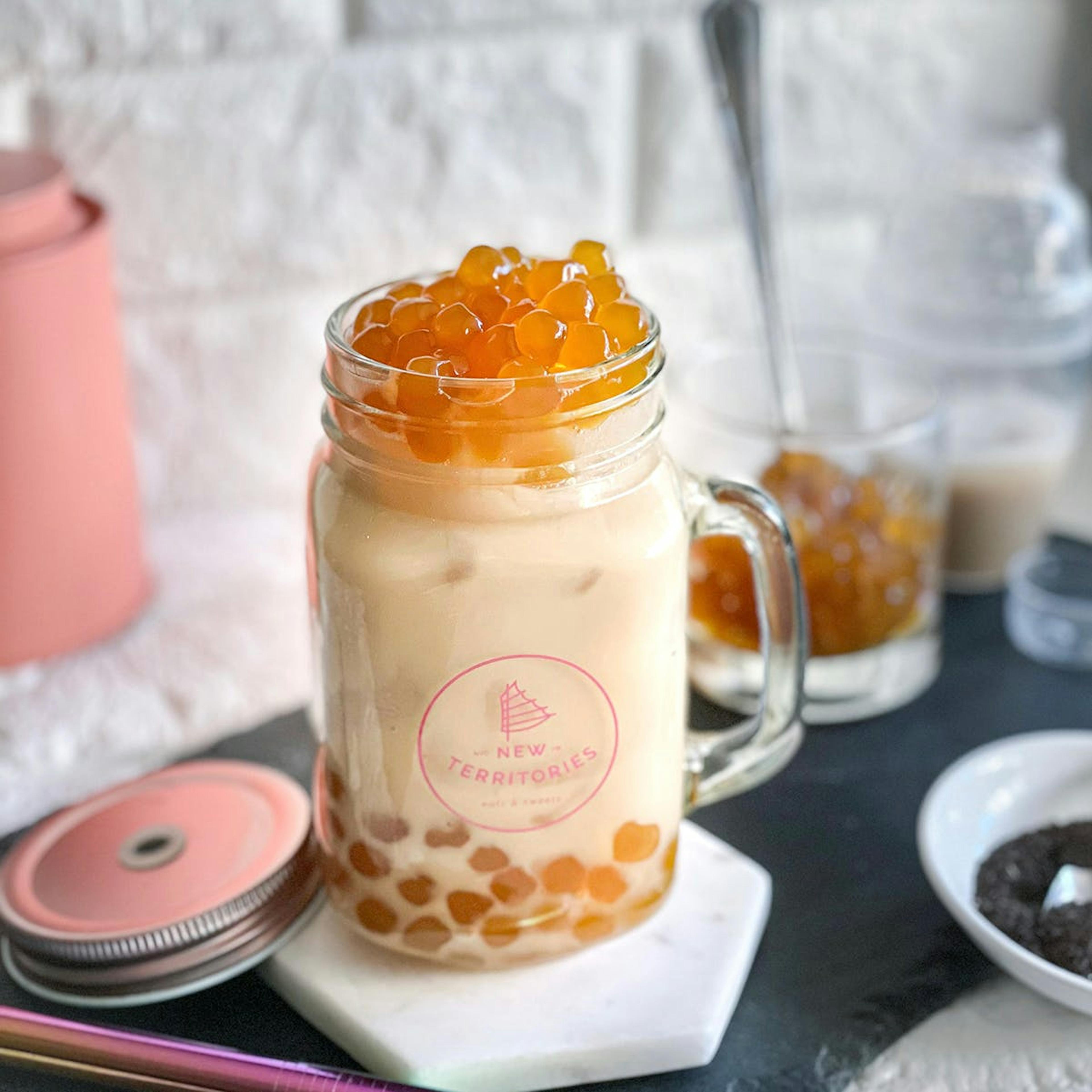 Lunar New Year Golden Goddess Boba Tea Kit for 6 by New Territories - Alternate image 2
