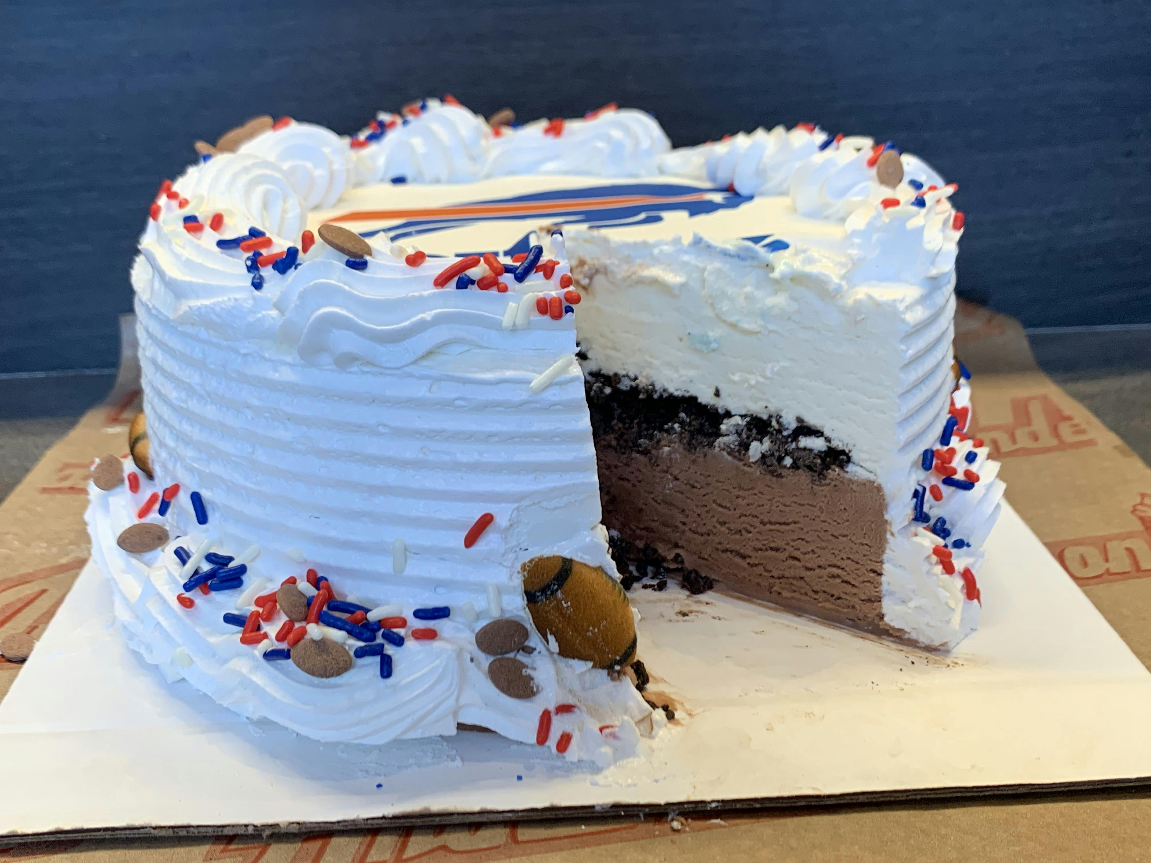Buffalo Bills Ice Cream Cake by Anderson's Frozen Custard - Alternate image 1