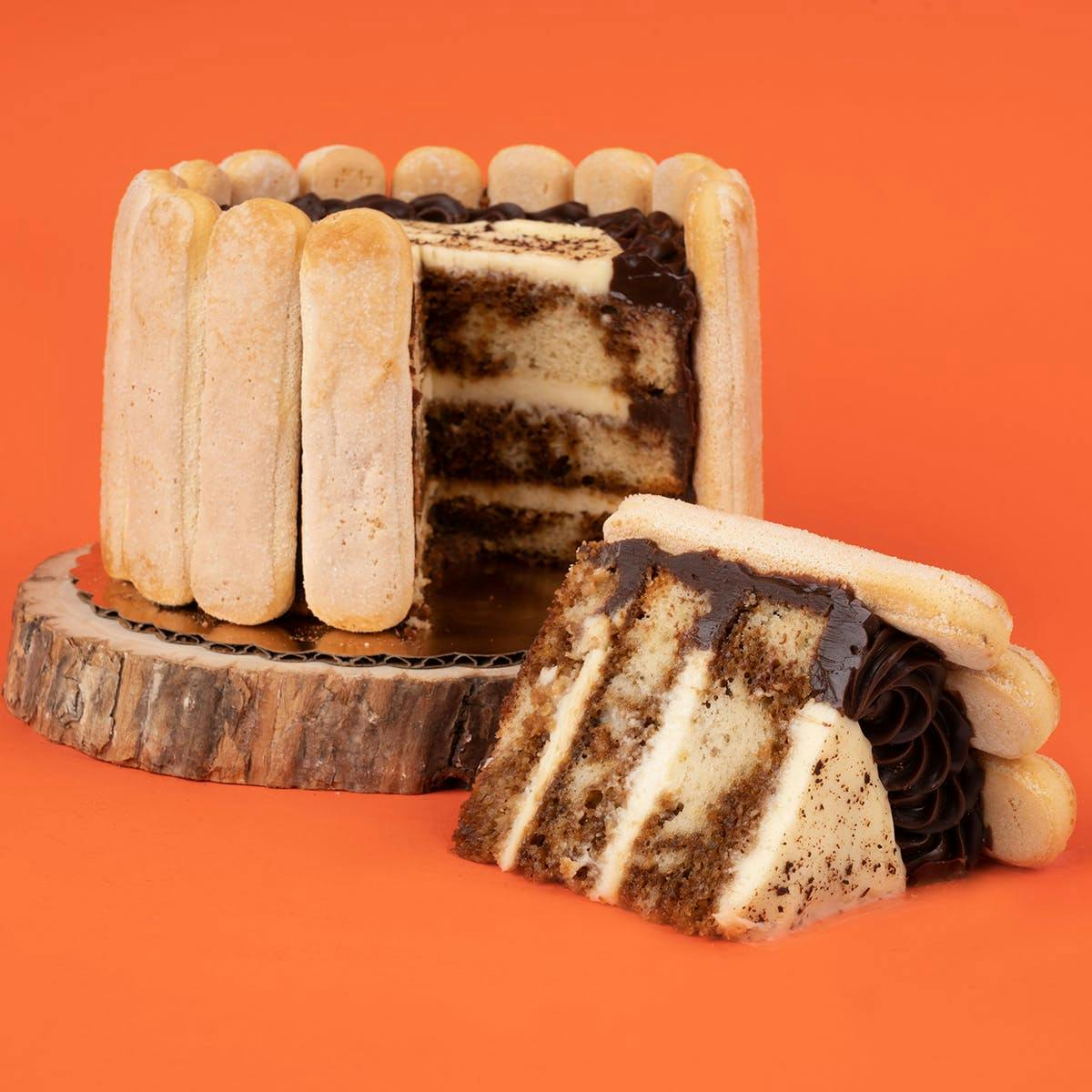 Tiramisu Cake 8" by Rustika Cafe and Bakery Goldbelly