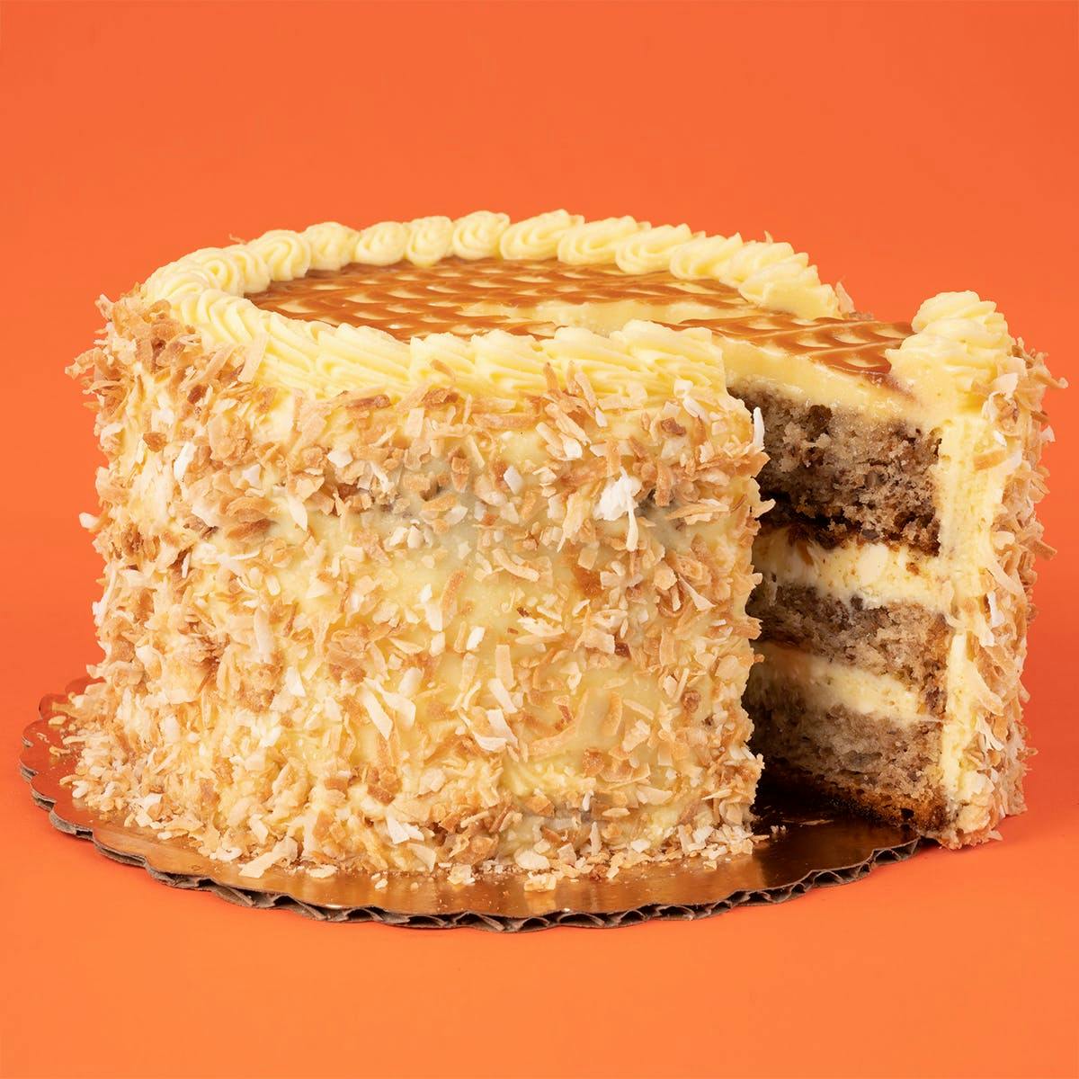 Italian Caramel Cream Cake - 8" by Rustika Cafe and Bakery - Alternate image 2