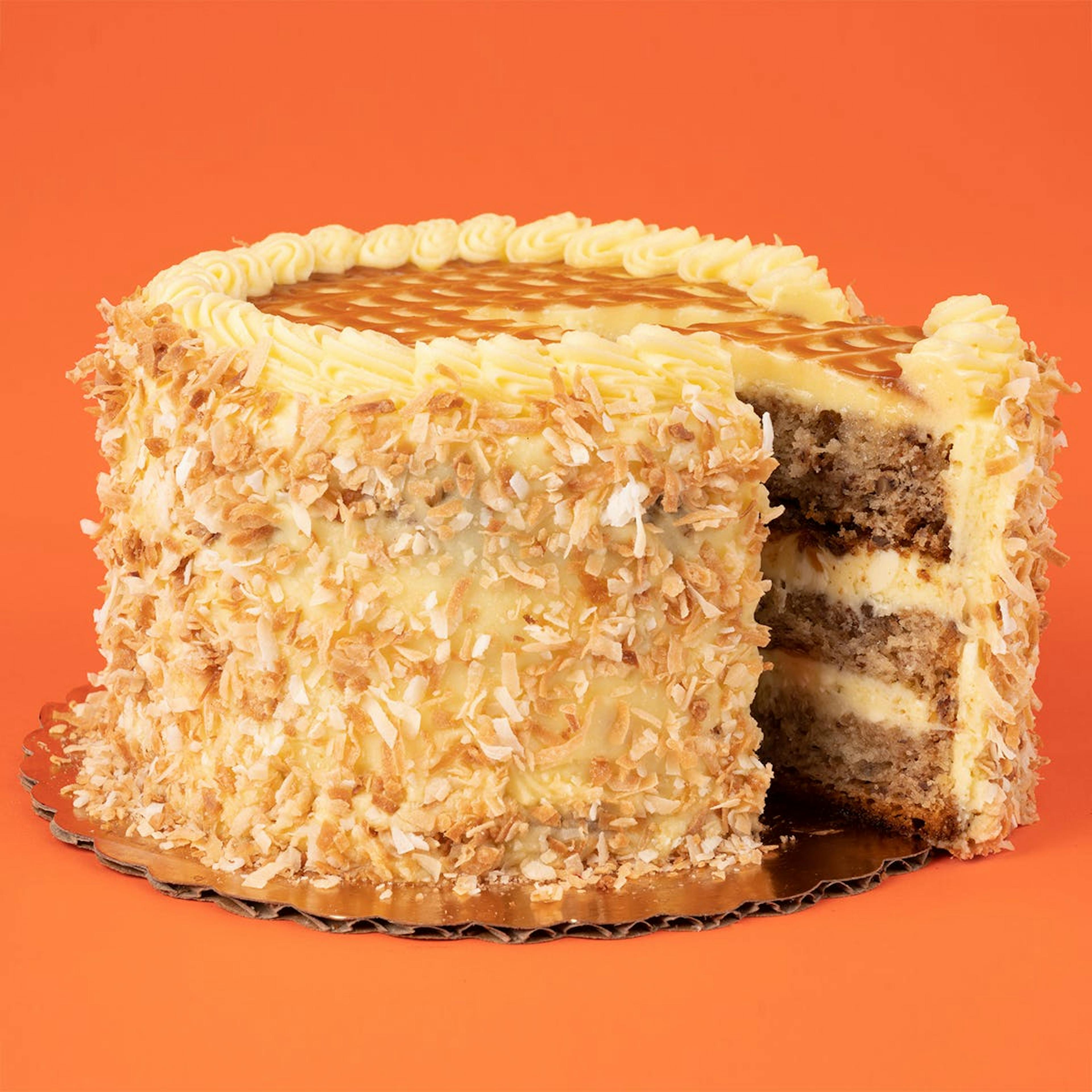 Italian Caramel Cream Cake - 8" by Rustika Cafe and Bakery - Alternate image 2