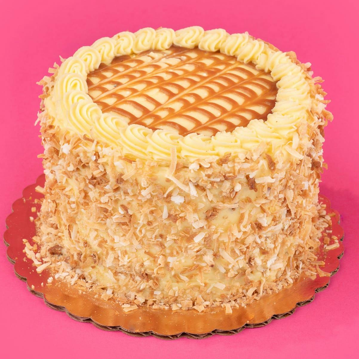 Italian Caramel Cream Cake - 8" by Rustika Cafe and Bakery - Alternate image 1