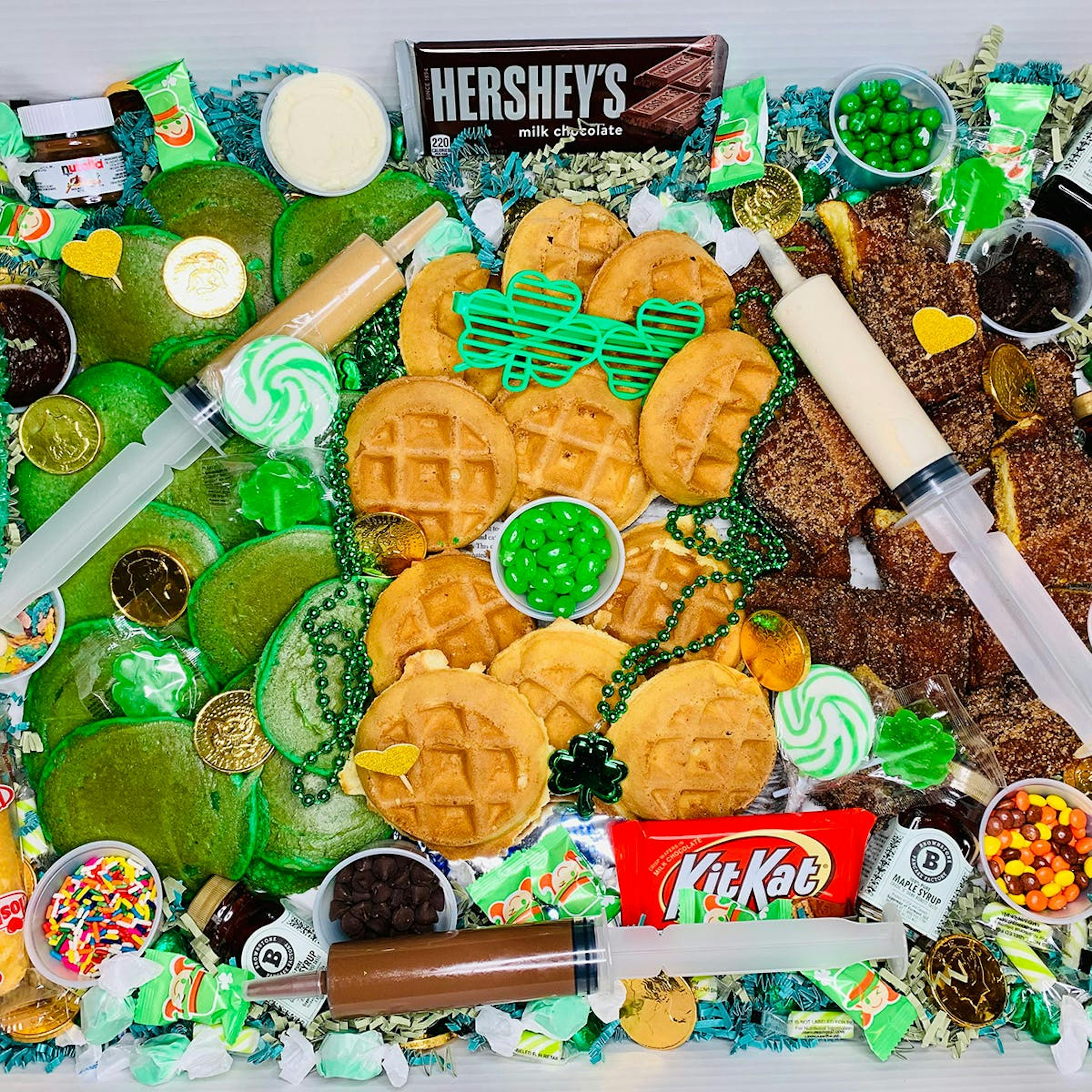 St. Patrick's Day Brunch Box for 8-10 by Brownstone Pancake Factory