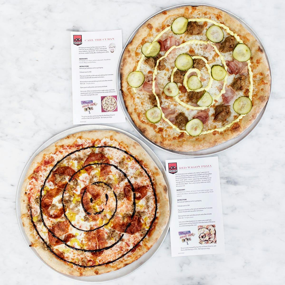 The DDD Favorite's Pizza Combo - 4 Pack + Tortellini by Red Wagon Pizza - Alternate image 5