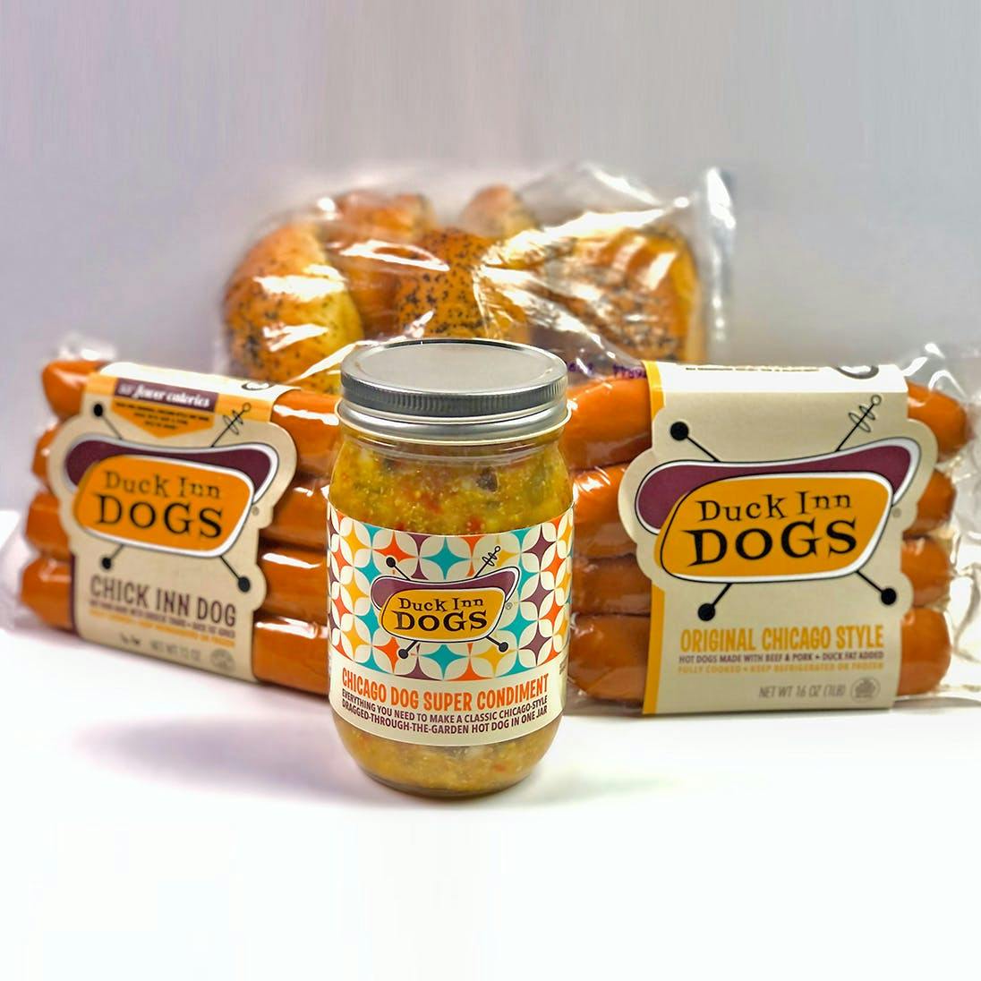 Chick Inn Hot Dog Kit for 12 by The Duck Inn - Alternate image 2