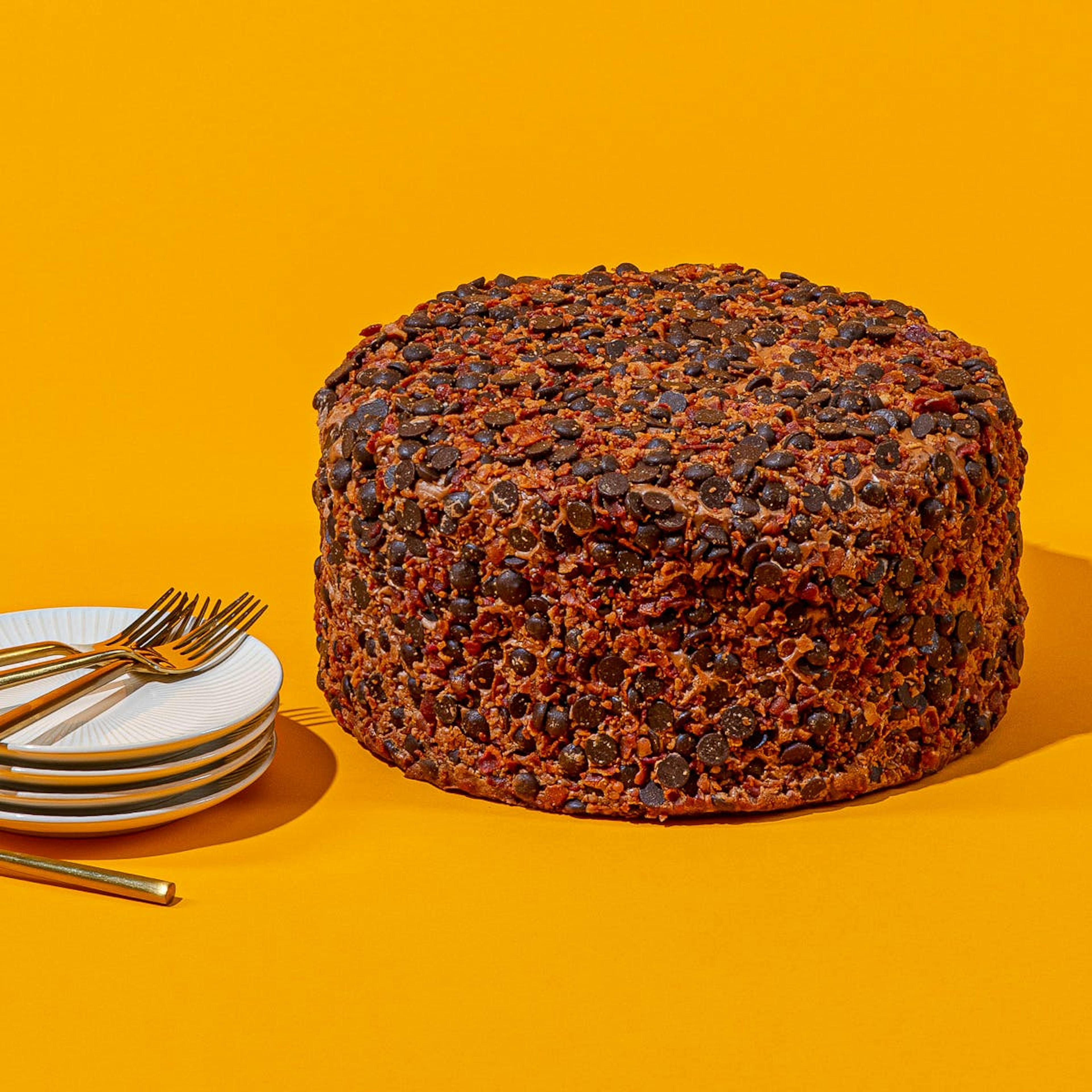 GIANT Chocolate Bourbon Bacon Cake by Yardbird Southern Table & Bar - Alternate image 4