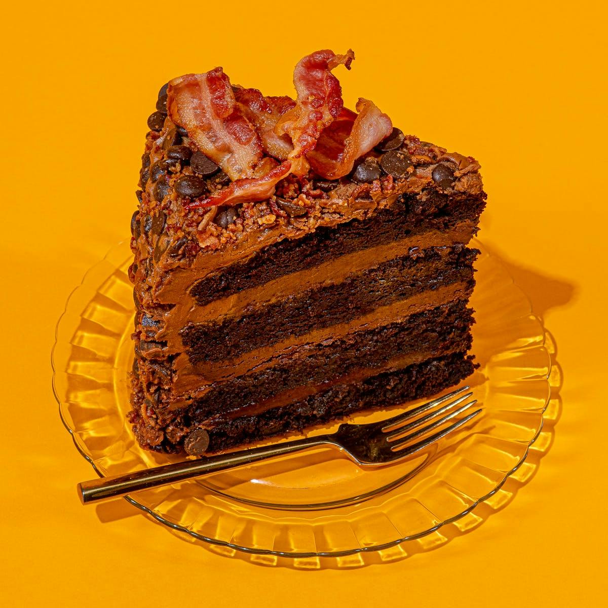Peanut Butter Bacon Dog Birthday Cake - Sprinkles & Sea Salt
