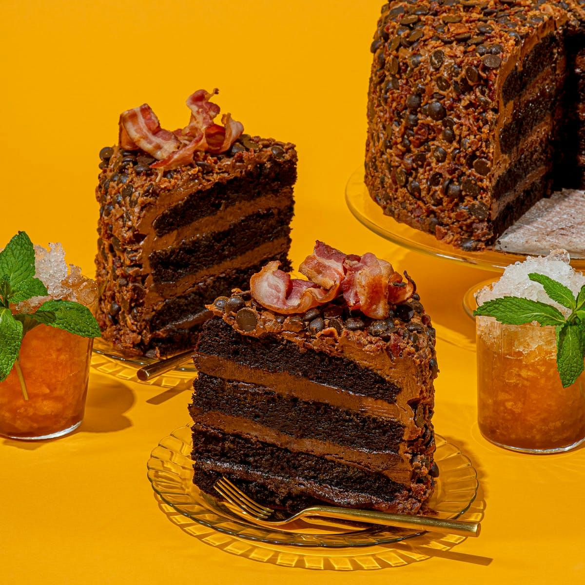 GIANT Chocolate Bourbon Bacon Cake by Yardbird Southern Table & Bar - Alternate image 2