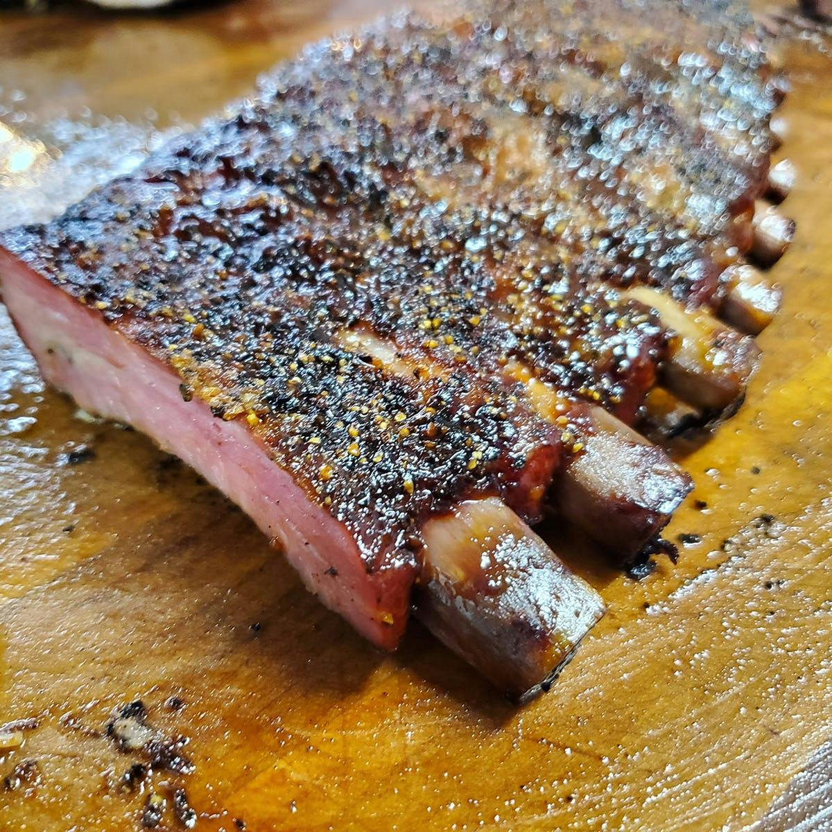 St. Louis Style Pork Spare Ribs - 2 Racks by Roegels Barbecue - Alternate image 1