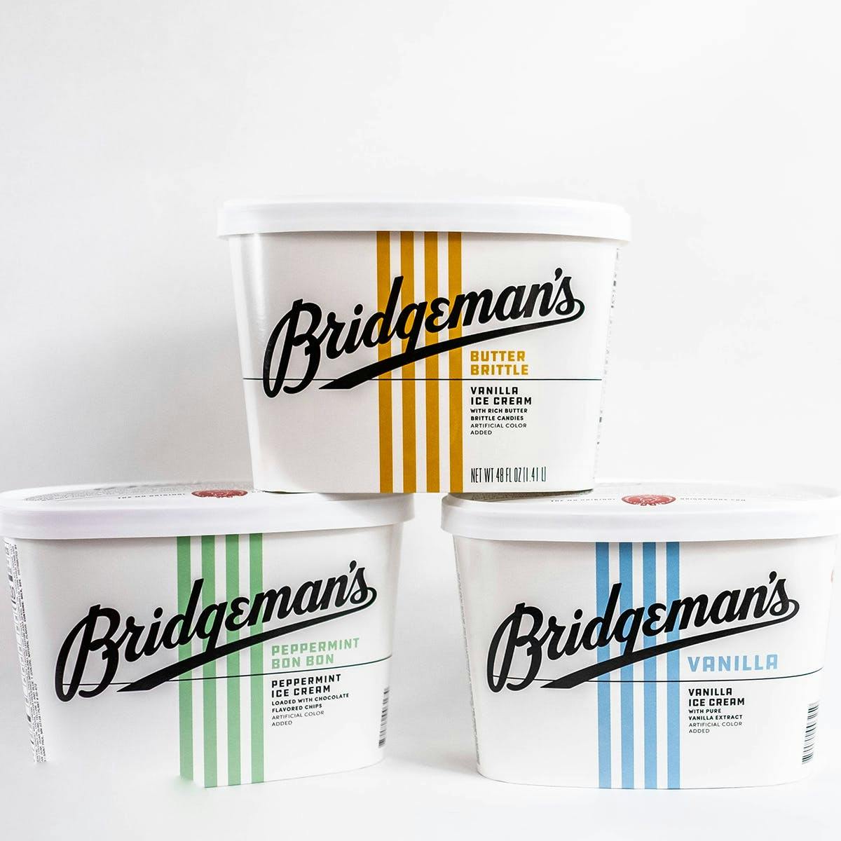 Ice Cream Tub - Choose Your Own 3 Pack by Bridgeman's Ice Cream - Alternate image 1