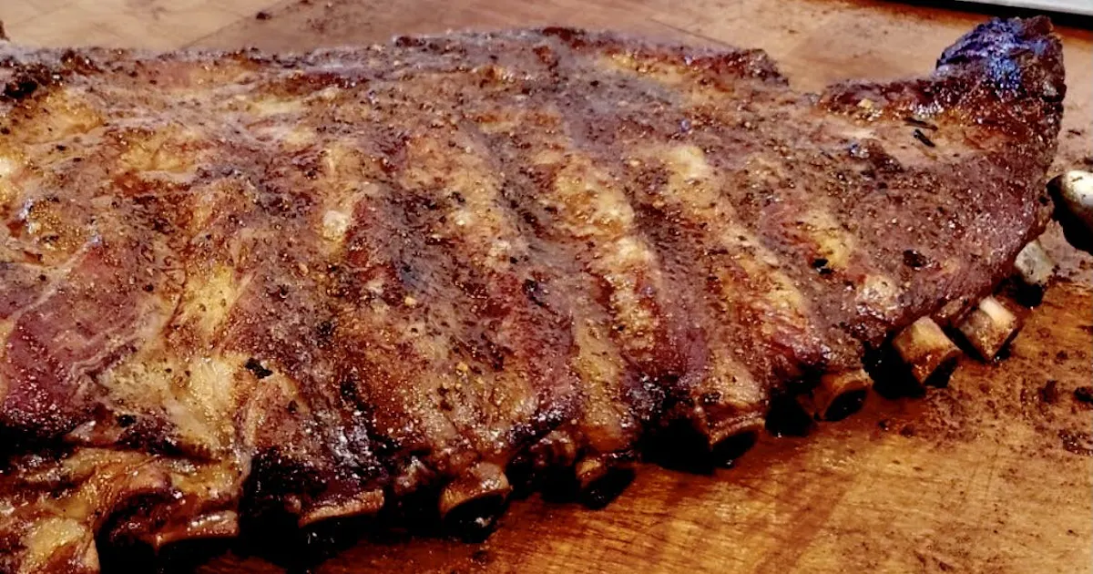 Smoked Spare Ribs - 2 Racks by Fainmous BBQ | Goldbelly