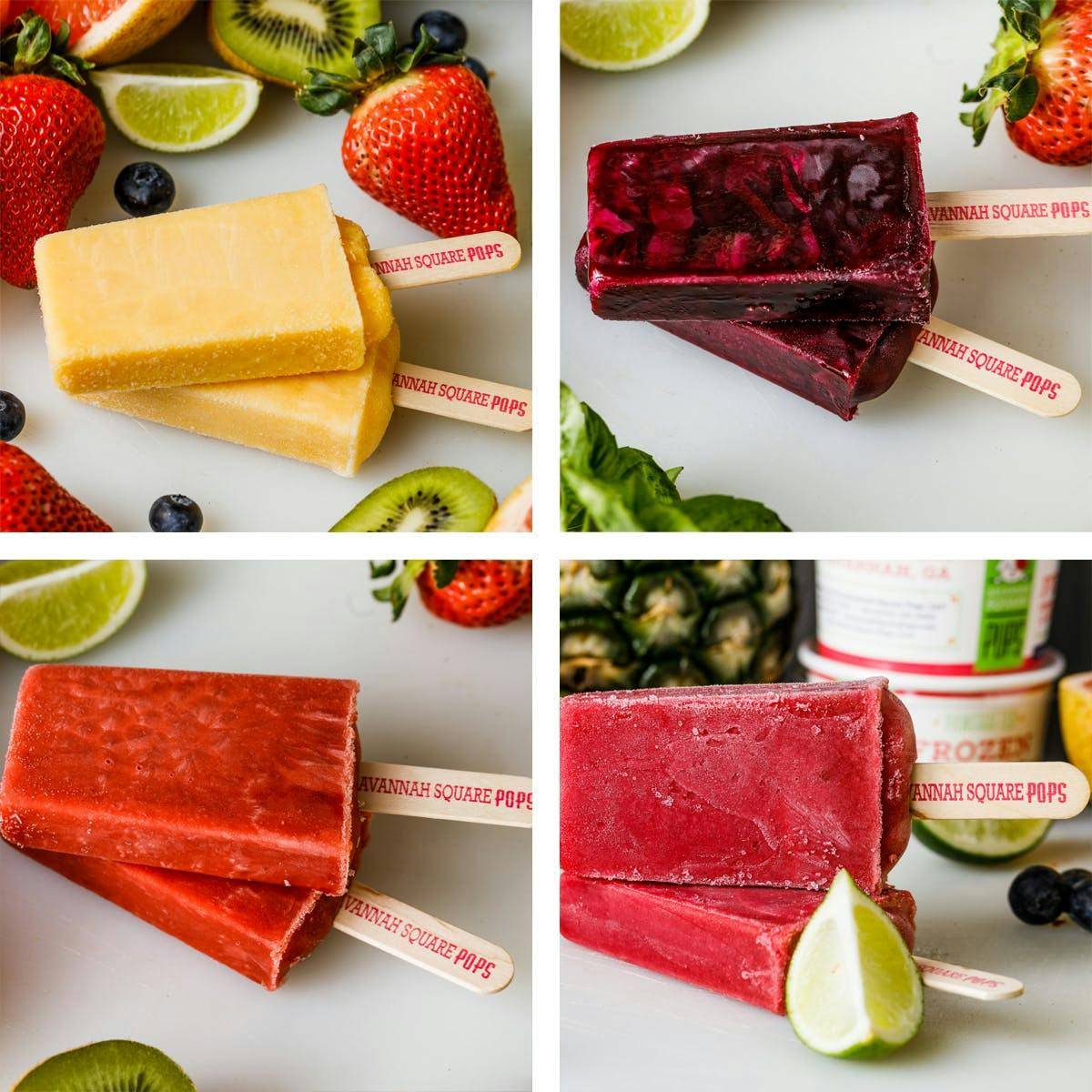 Vegan Ice Pops Best Sellers - 12 Pack by Savannah Square Pops