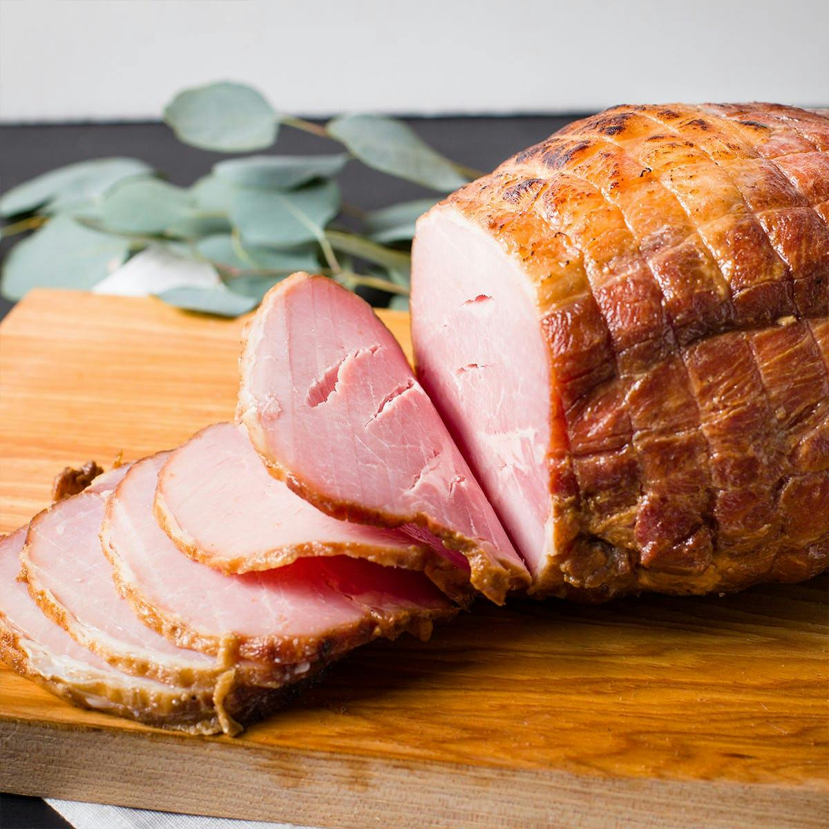 Whole Maple Ham 7 lbs. by 4 Rivers Smokehouse Goldbelly