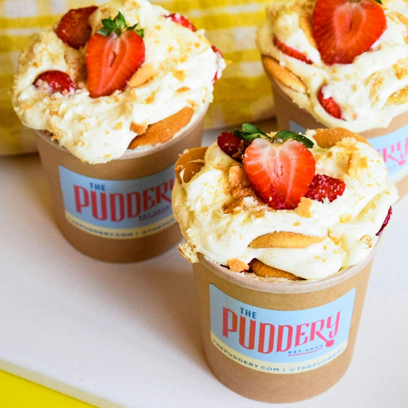 Strawberry Banana Pudding - 4 Pack by The Puddery - Alternate image 3