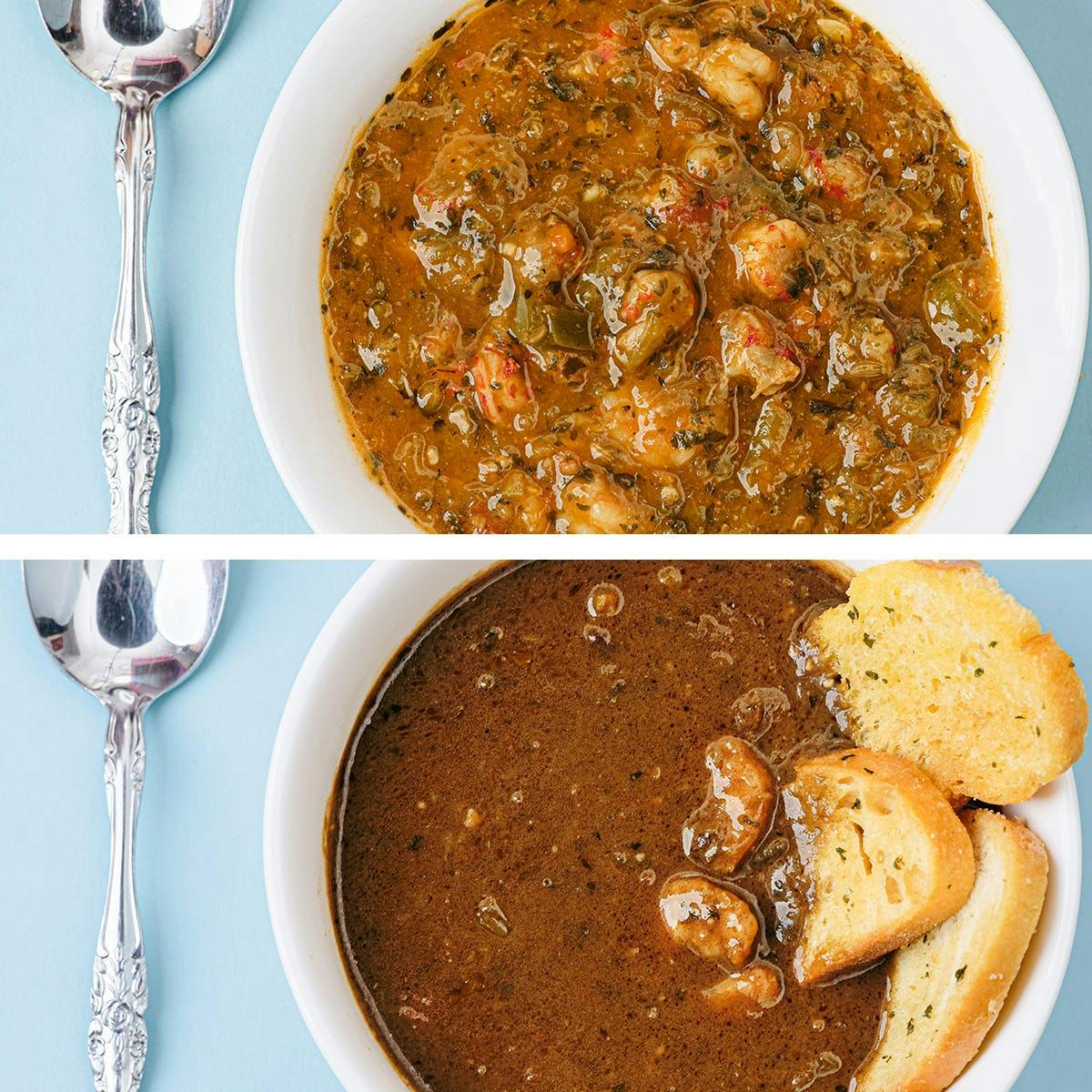 Crawfish Etouffee + Shrimp Gumbo Combo for 4-6 by Johnny Cace's