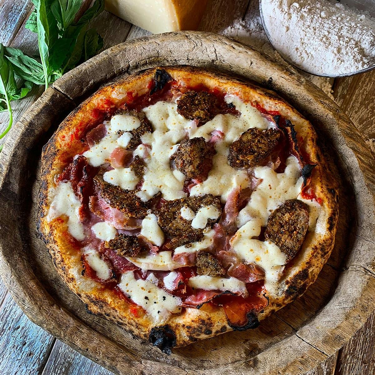 Famous Pork Love + Margherita Neapolitan Pizza - 4 Pack by Dough Pizzeria Napoletana - Alternate image 1