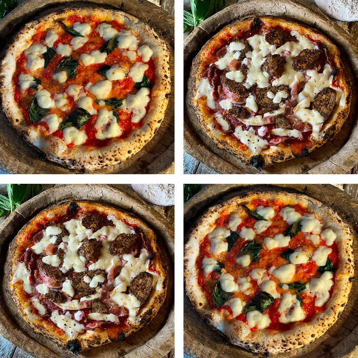 Famous Pork Love + Margherita Neapolitan Pizza - 4 Pack by Dough Pizzeria Napoletana