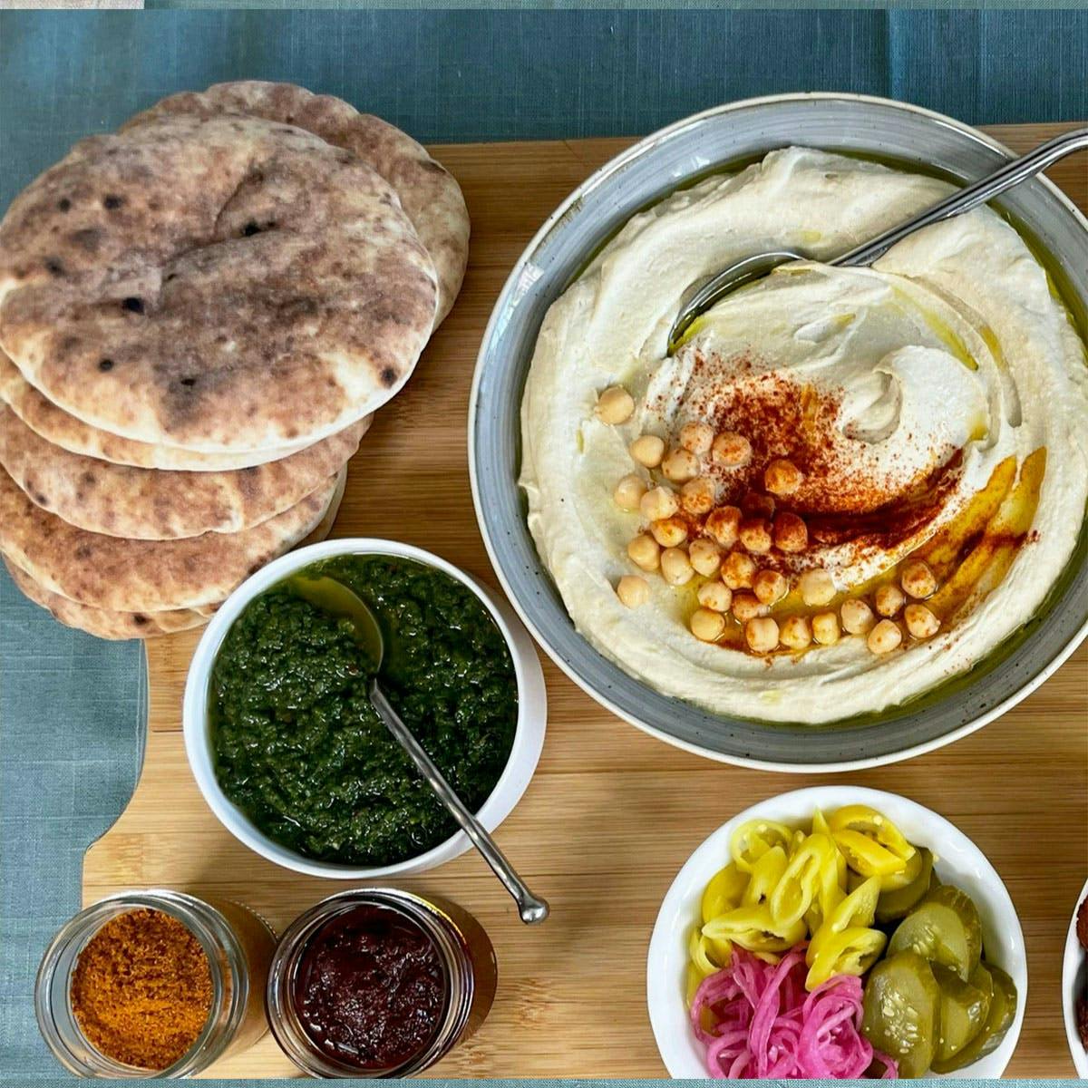 Mediterranean Mezze Kit for 6 (Vegan) by Taïm Mediterranean Kitchen