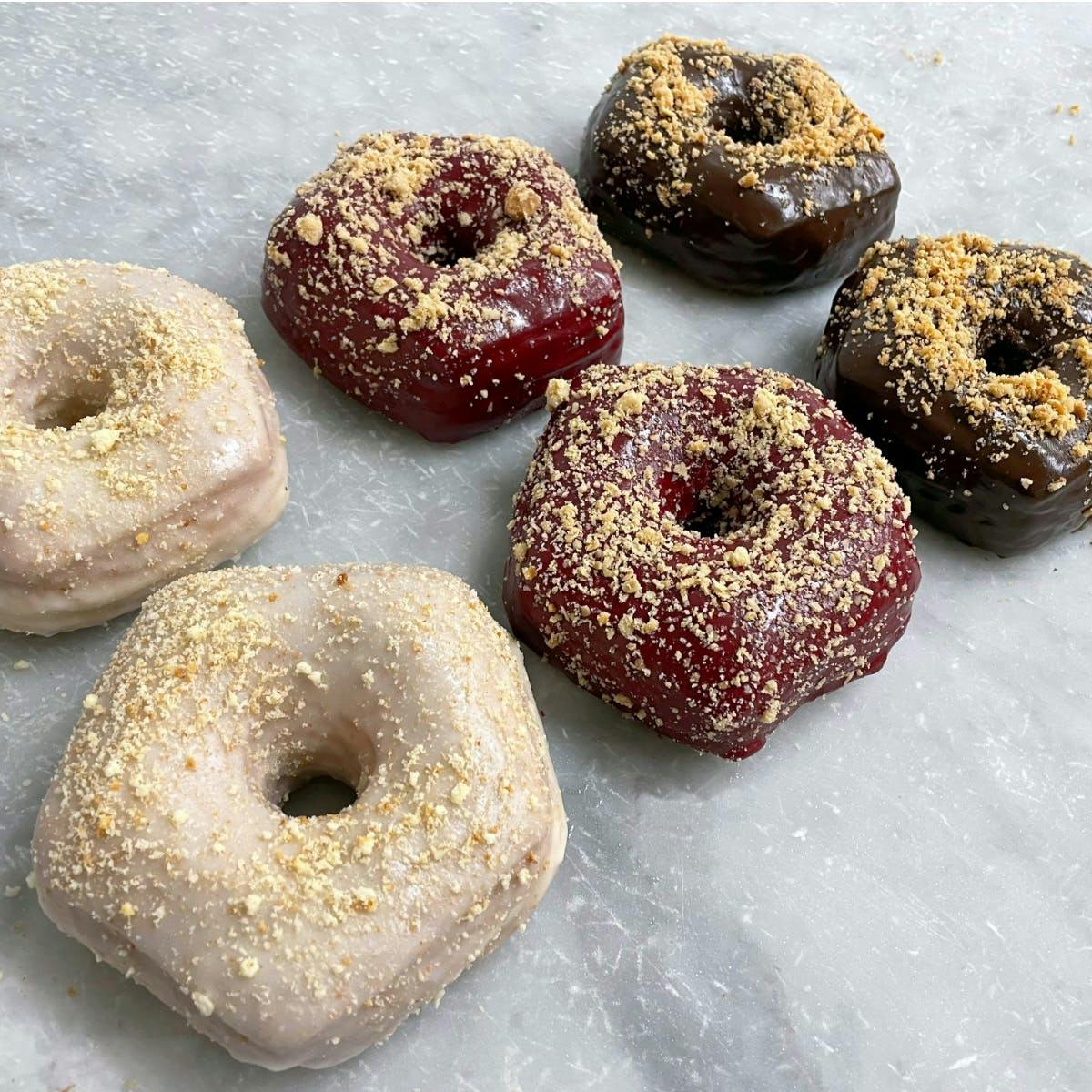 Vegan Doughnuts Best Seller - 6 Pack by Dough Doughnuts