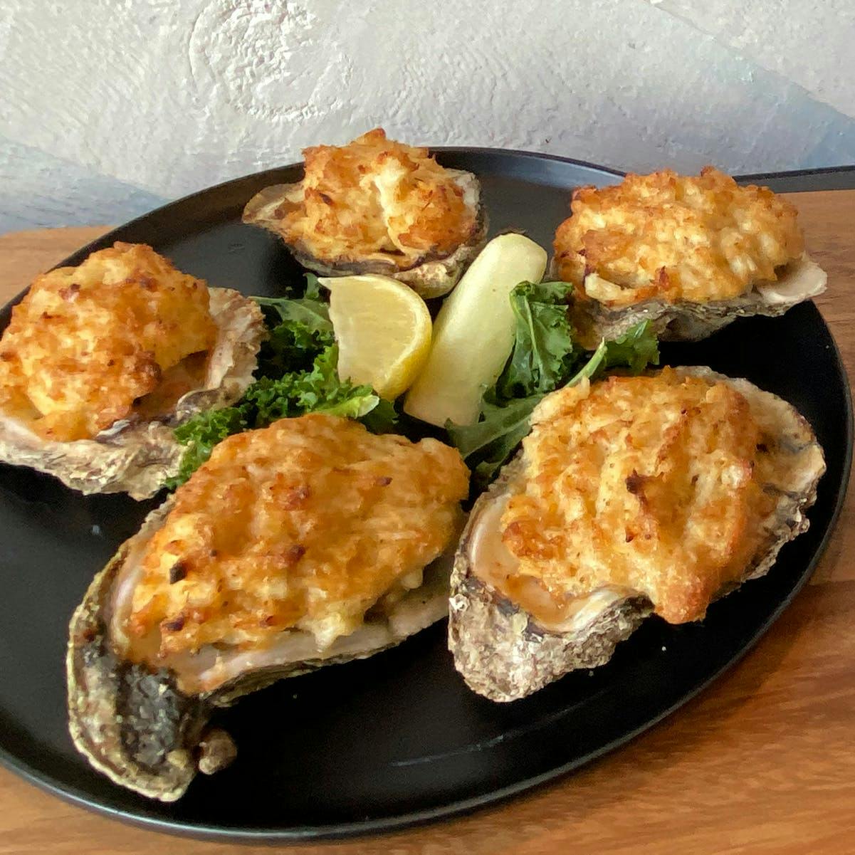 Oyster Imperial + Crab Cakes Combo by Harris Crab House - Alternate image 1