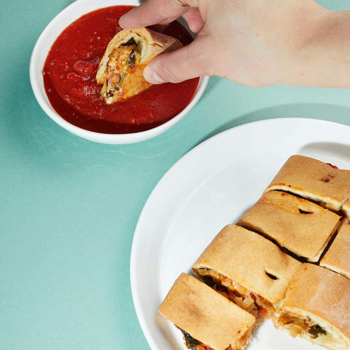 Vegetable Stromboli - 4 Pack by Broders' Cucina Italiana | Goldbelly